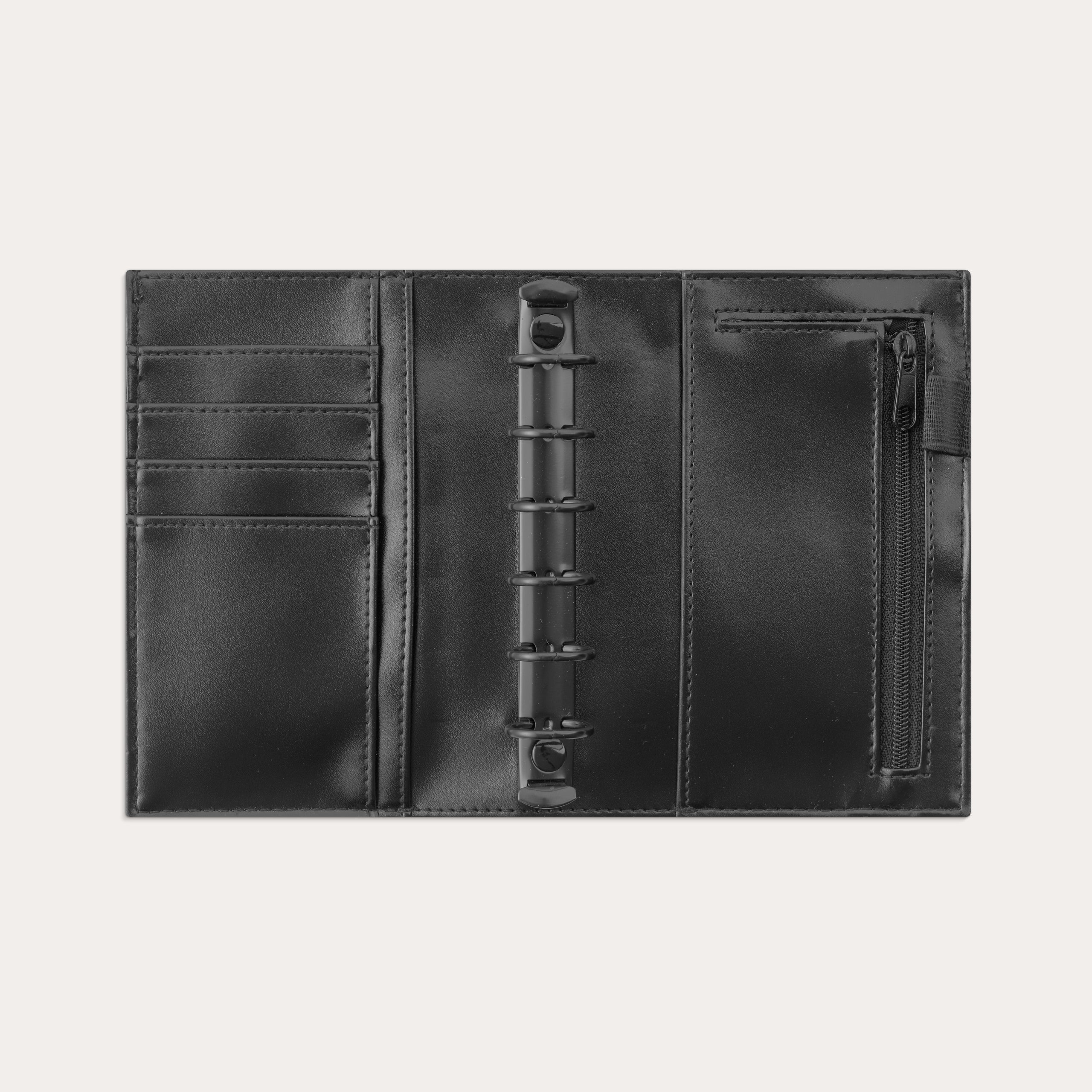 Planlegger A7 Compact kunstskinn sort