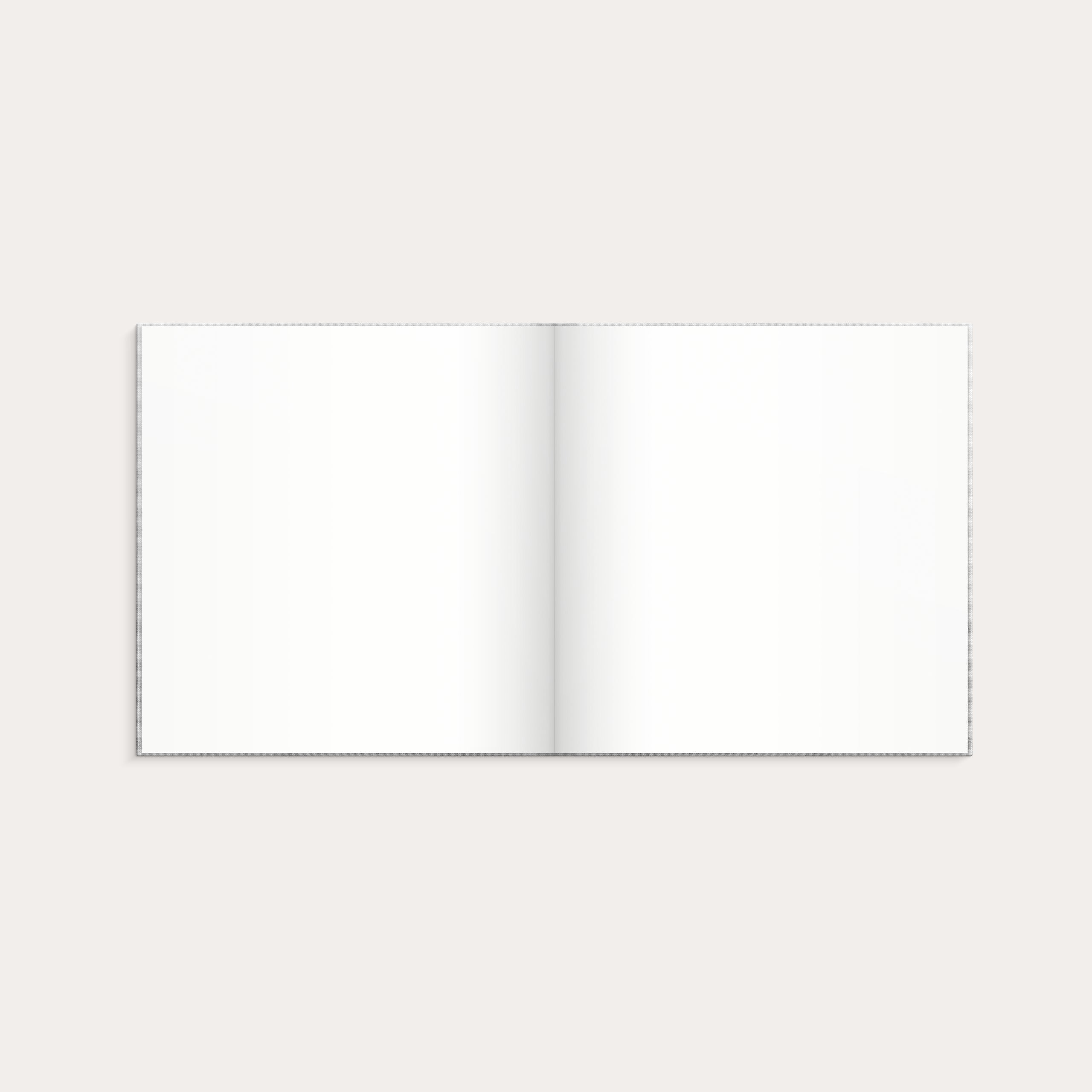 Guest book textile grey