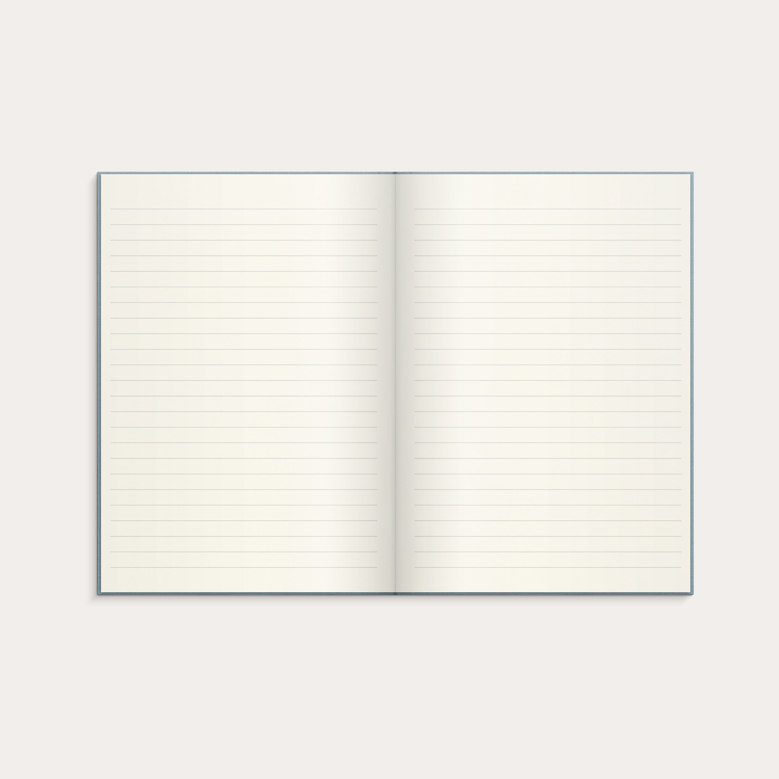 Notebook Textile light blue lined A5