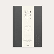 Notebook Textile dark grey blank A5