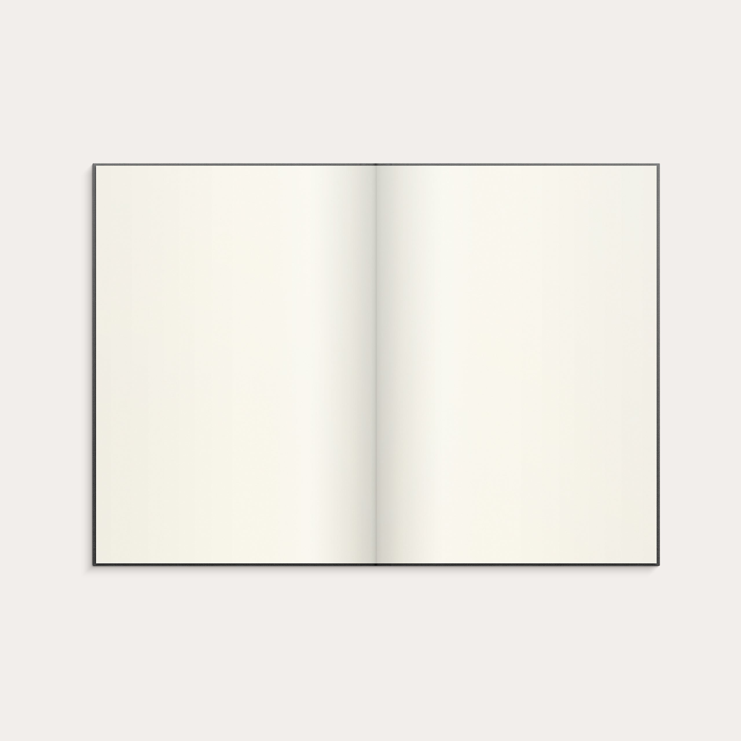 Notebook Textile dark grey blank A4