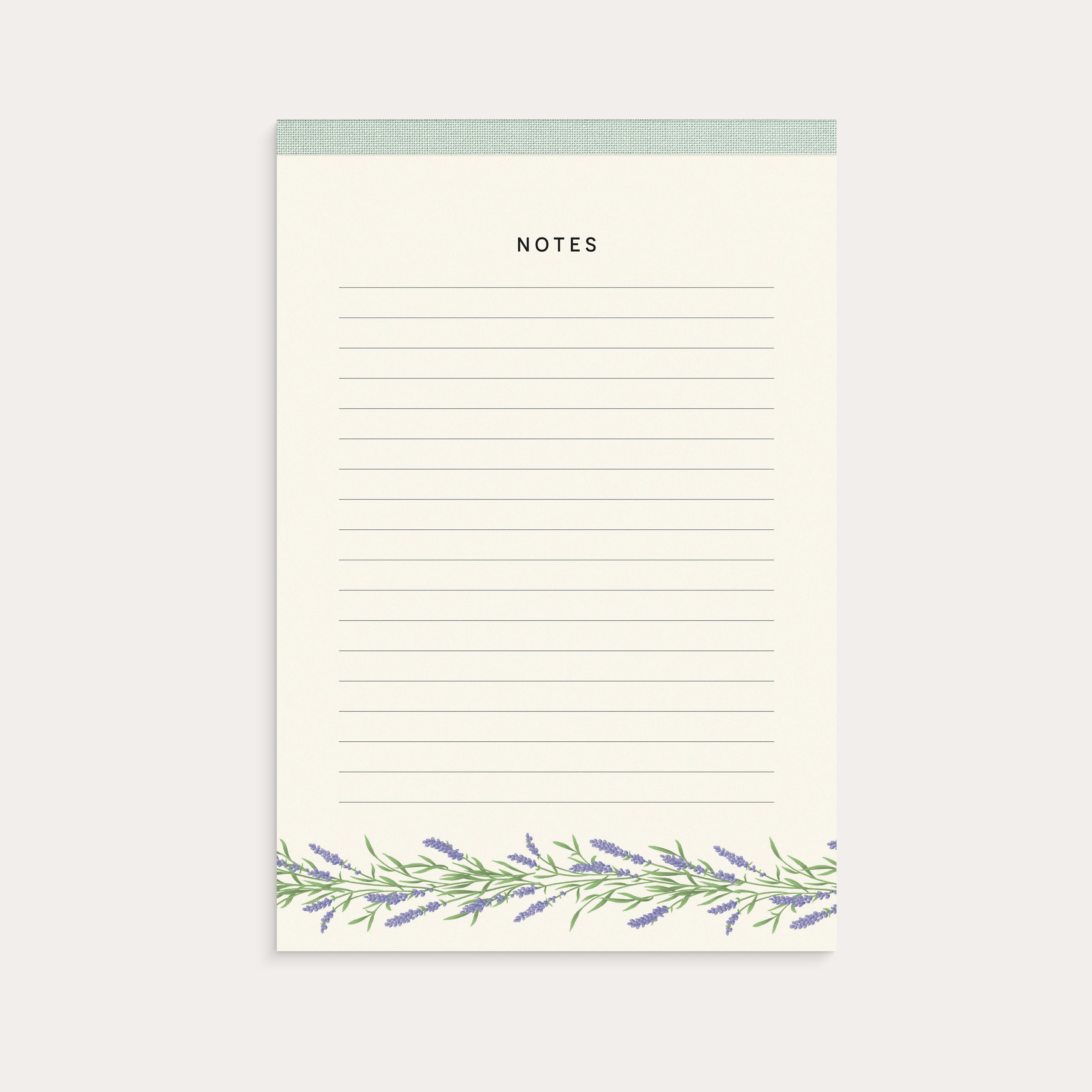 Notepad Textile green A5