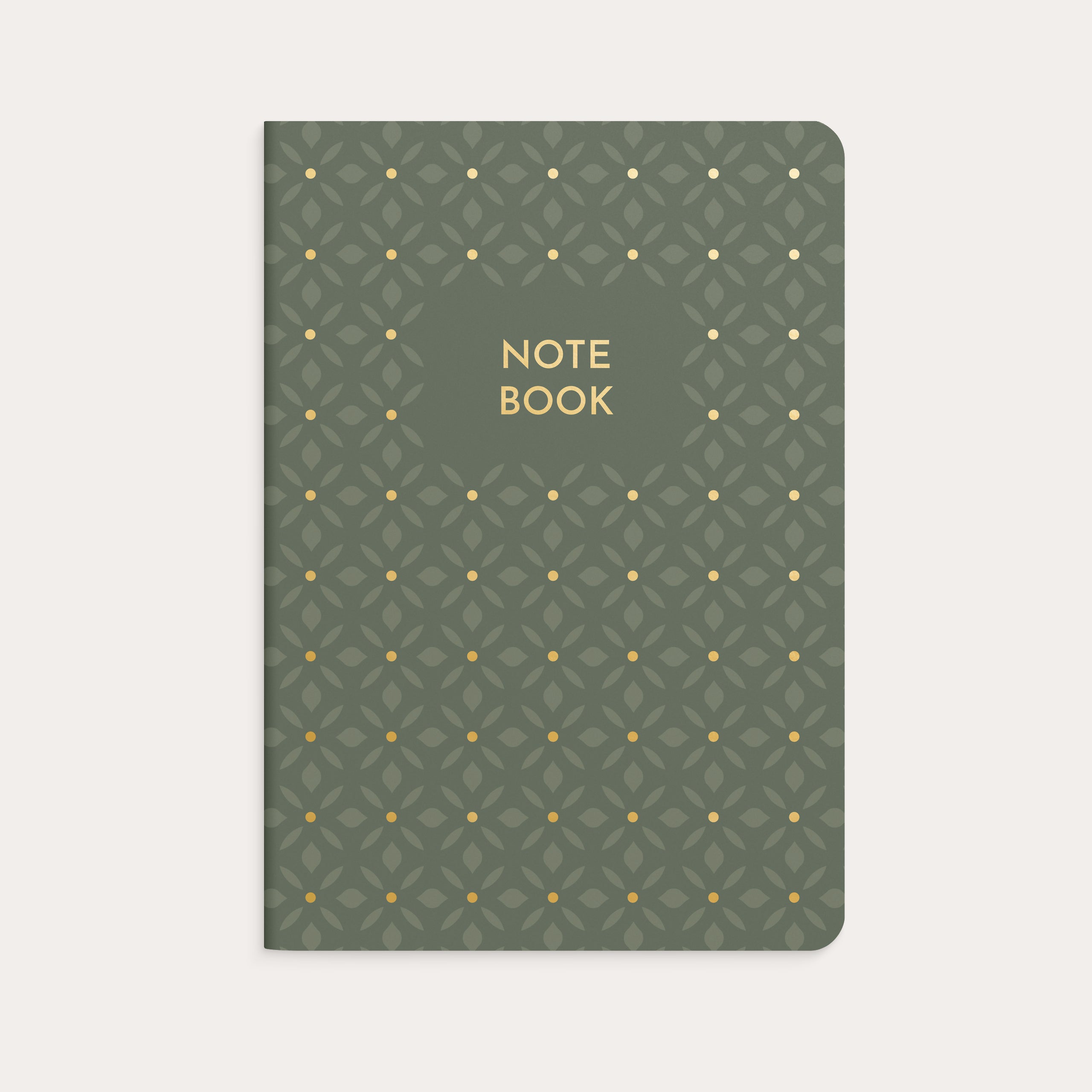 Notebook Green & Pattern 2 pack