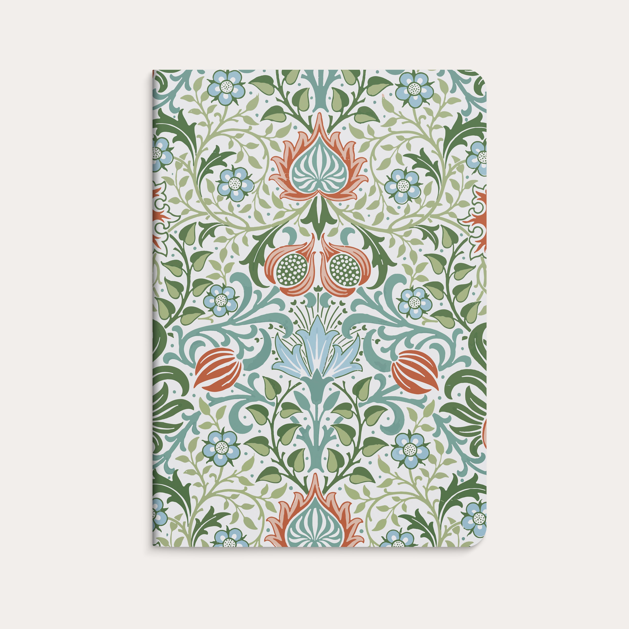 Notebook Blue & Flower 2 pack