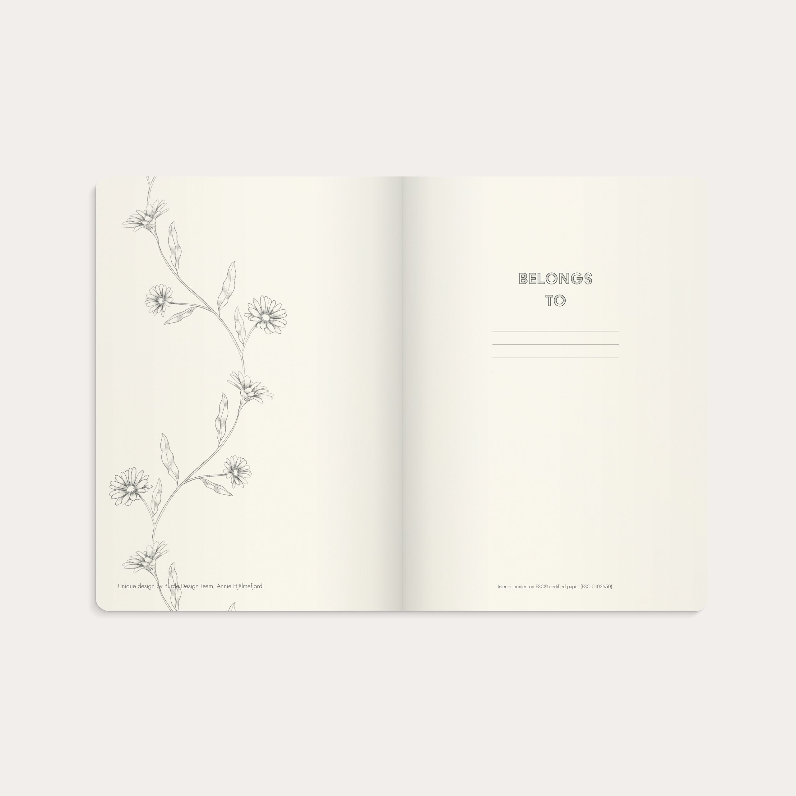 Notebook Deluxe A5 Butterfly