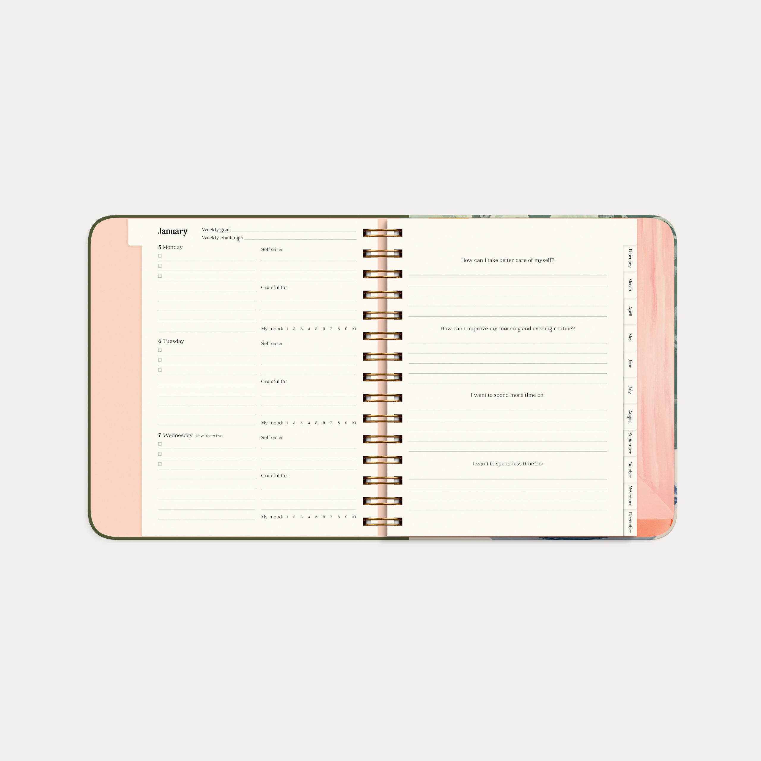 Kalender 2026 Life Planner Decor