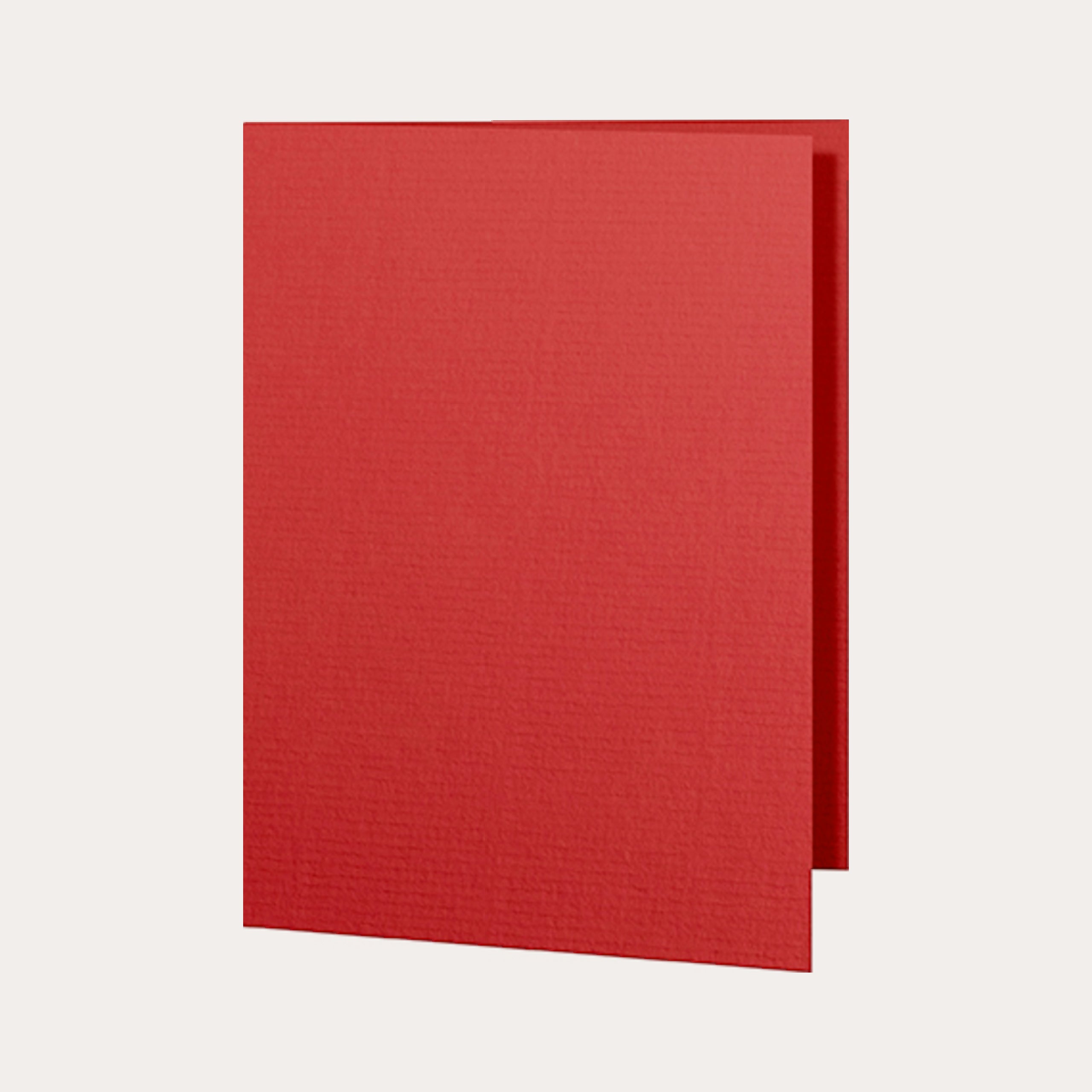 A6 Cards Double Portrait 5-pack Red