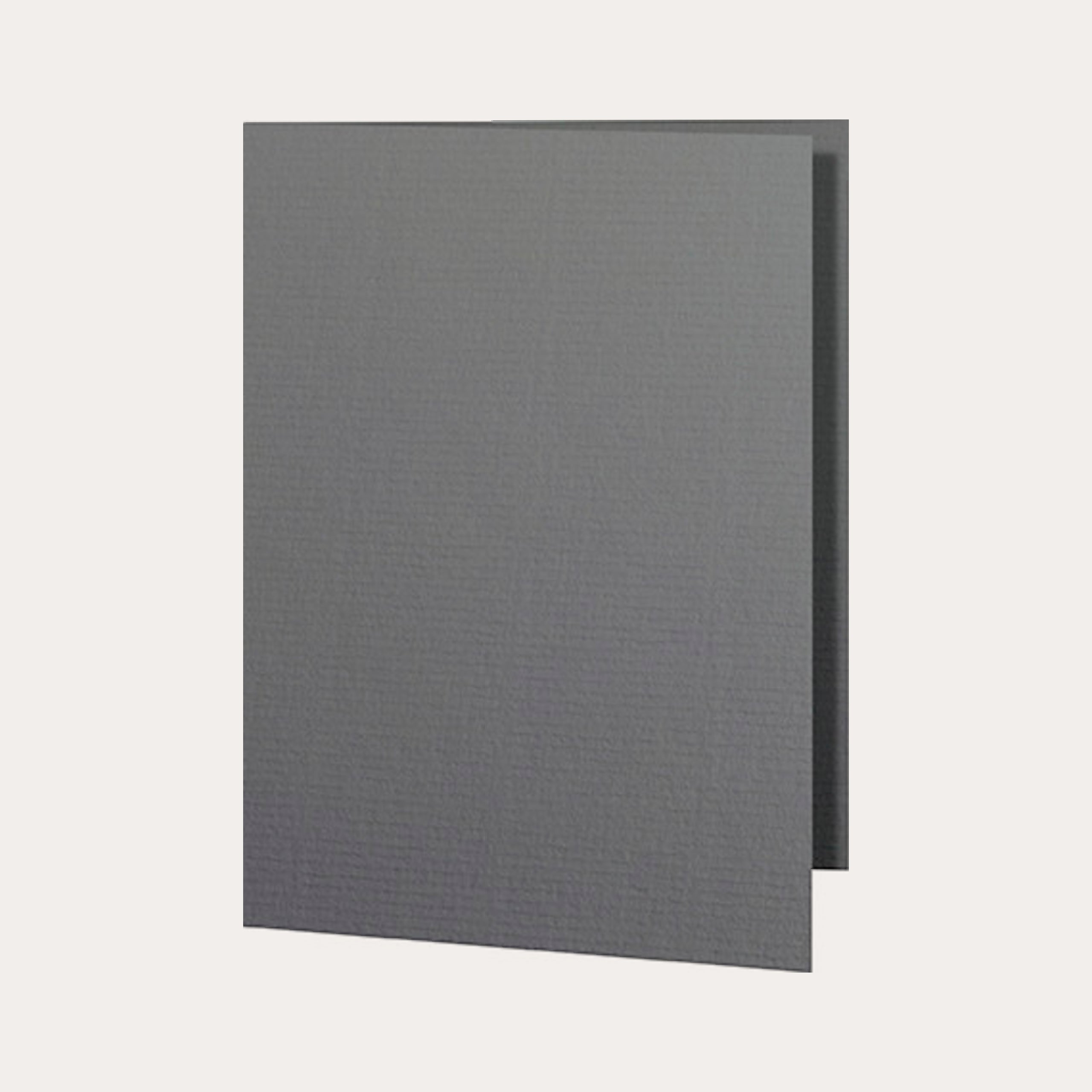 A6 Doble kort Stående 5-pk Grå