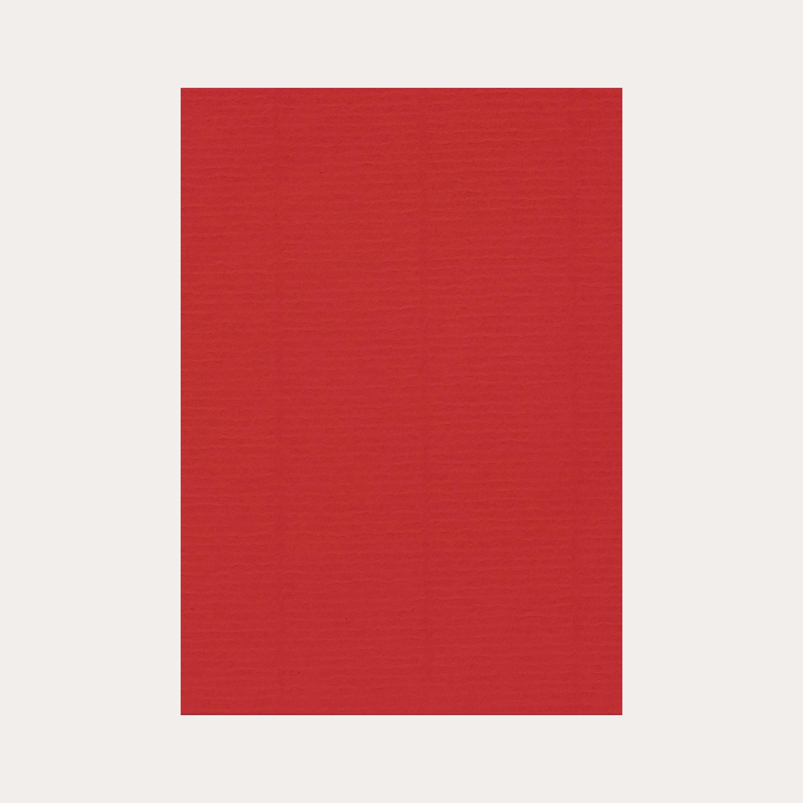 A6 Kort Enkle 10-pk Rød