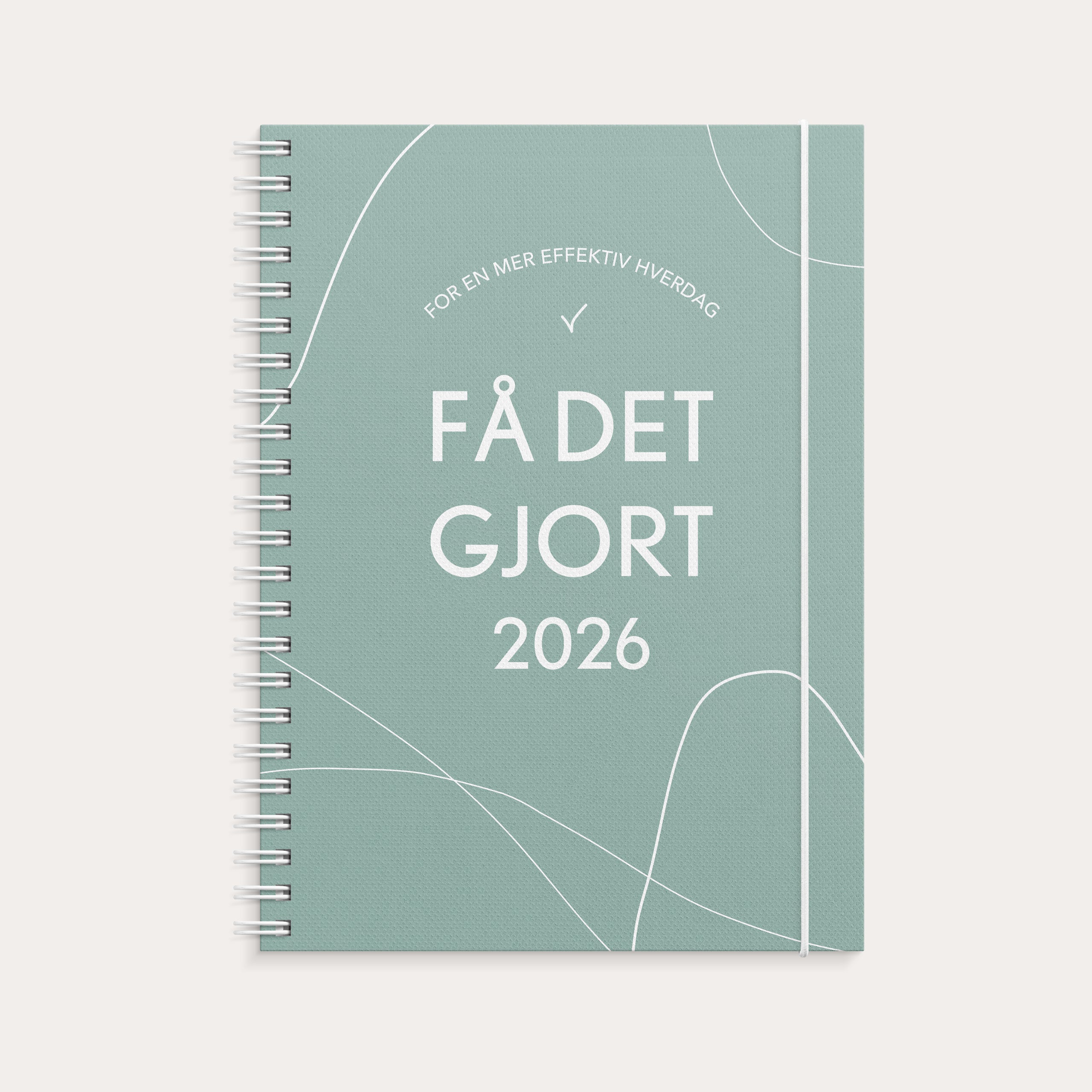 Kalender Få Det Gjort 2026 grønn