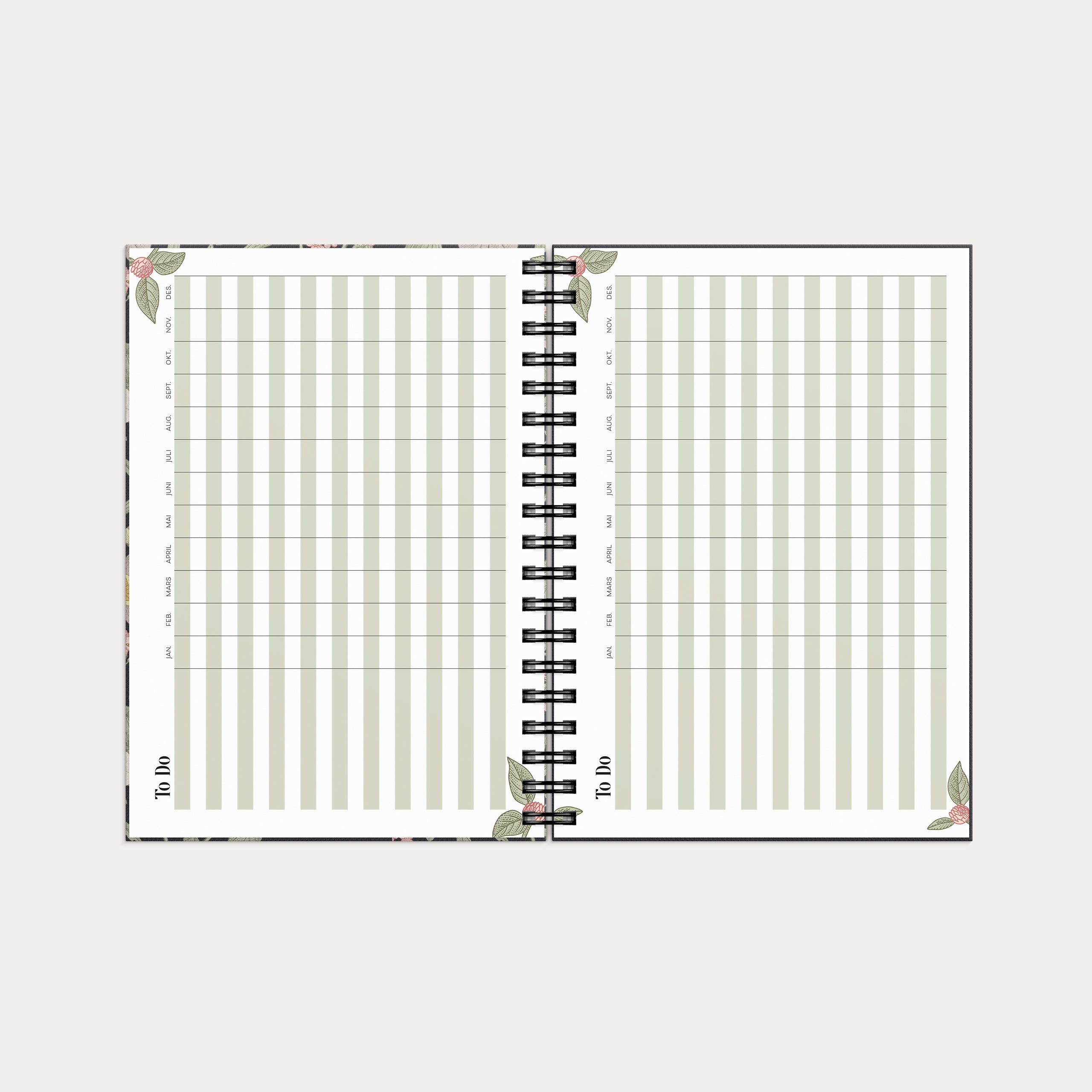 Life Planner Floral A6 2026