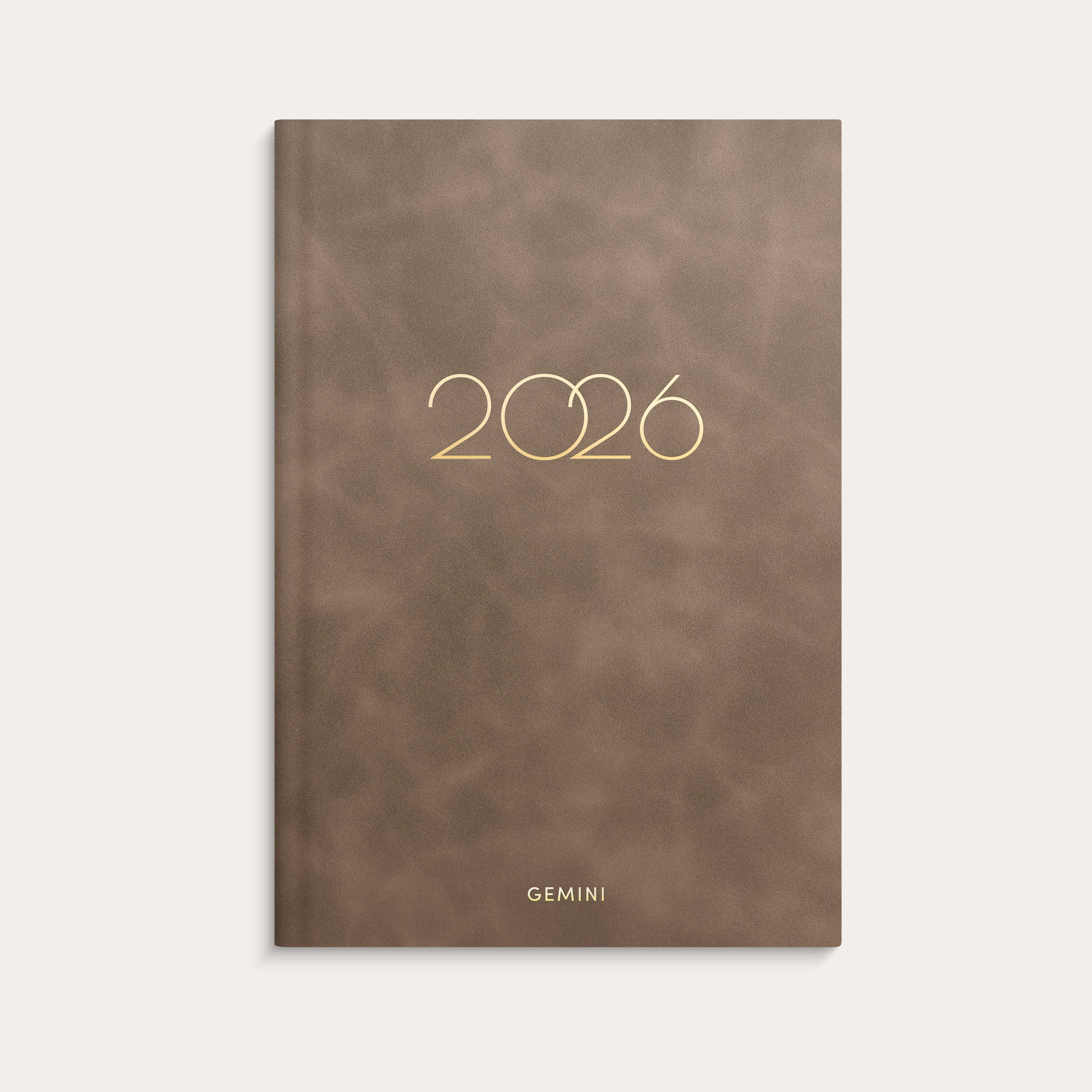 Kalender Gemini 2026 Colore Brun