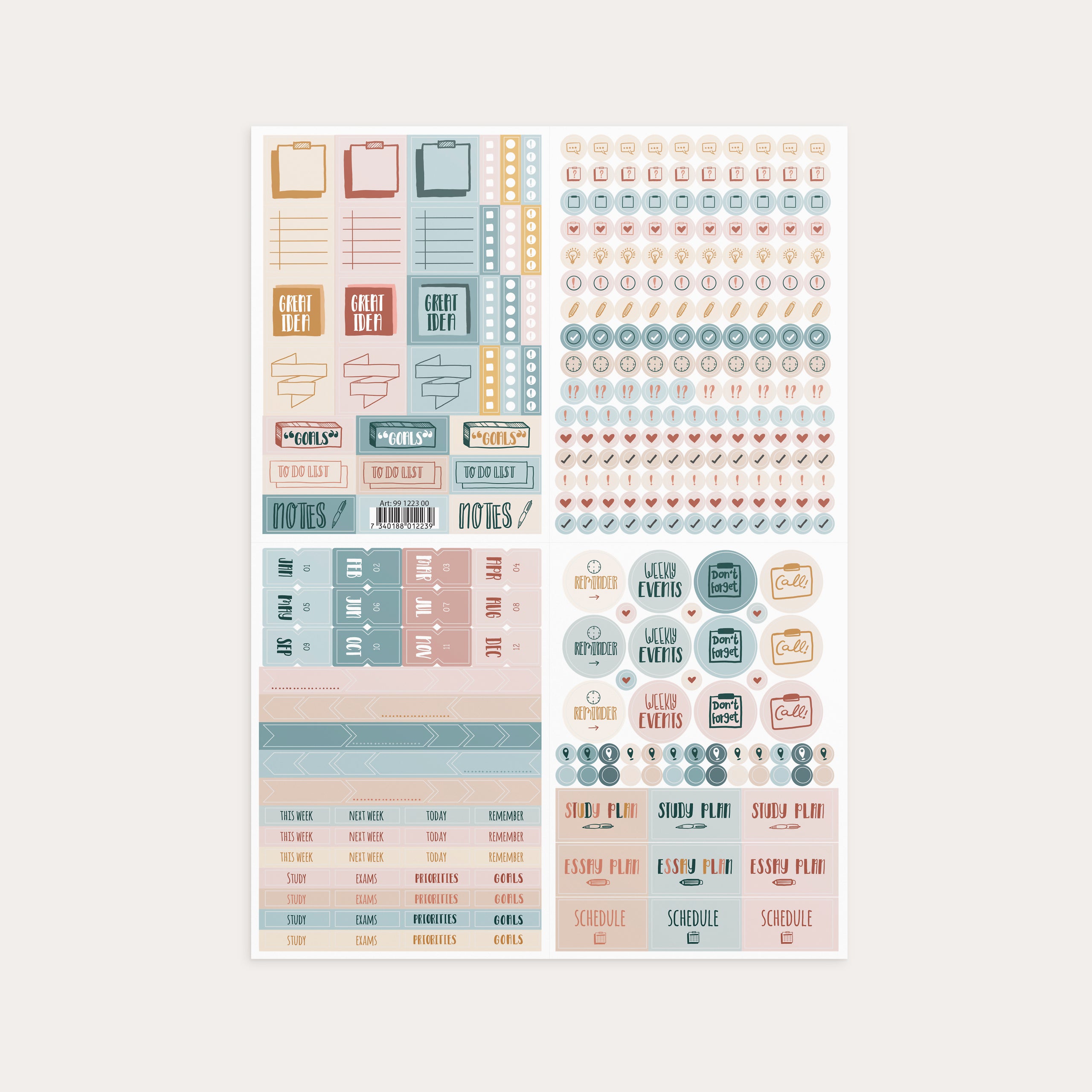 Plan Study Do Klistremerker