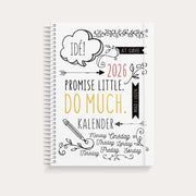 Doodle I A5 ugekalender 2026