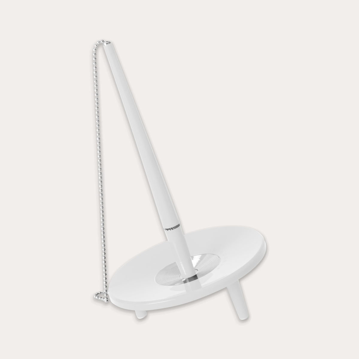 Kulepenn Desk Set hvit