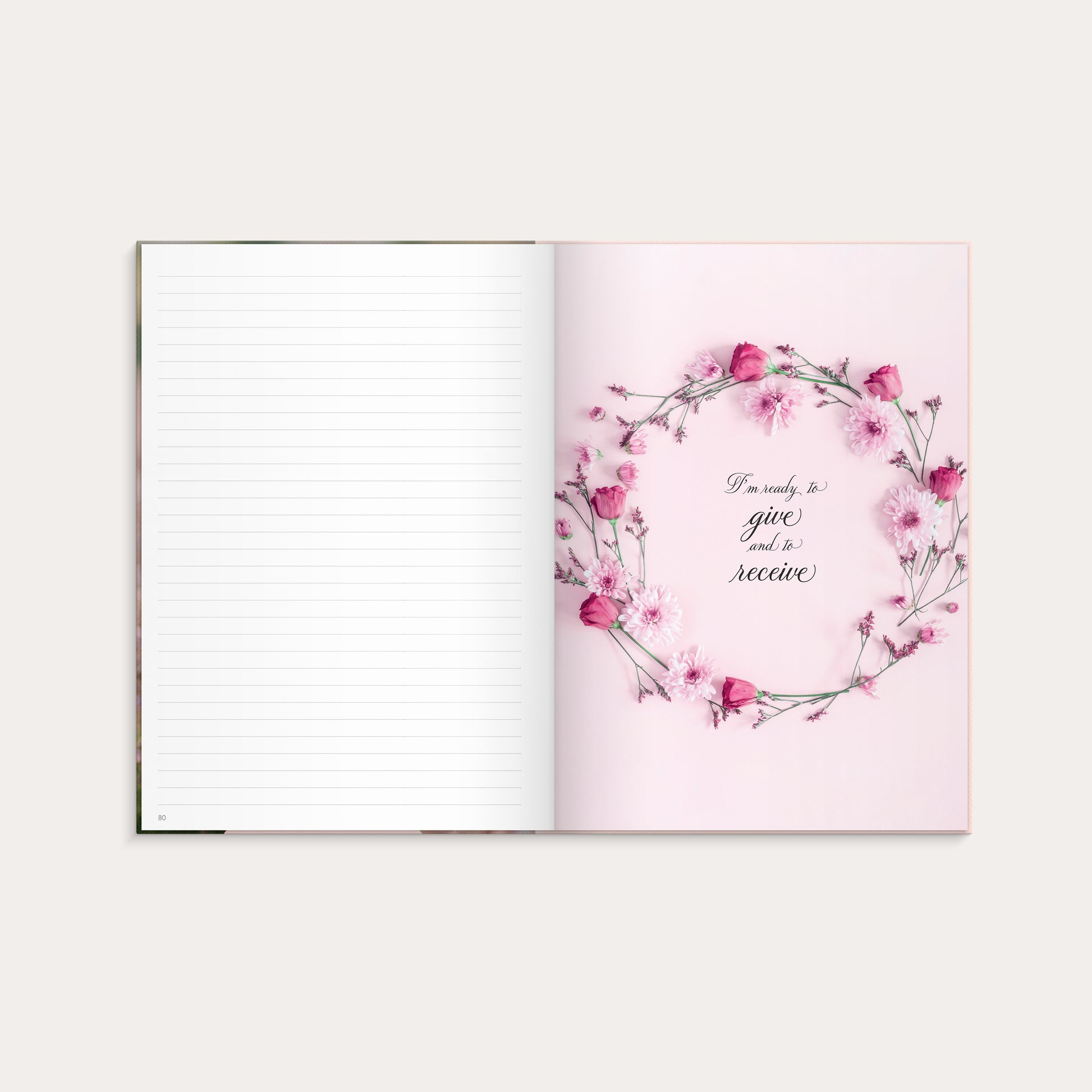 Notebook Thankful every day – detail view