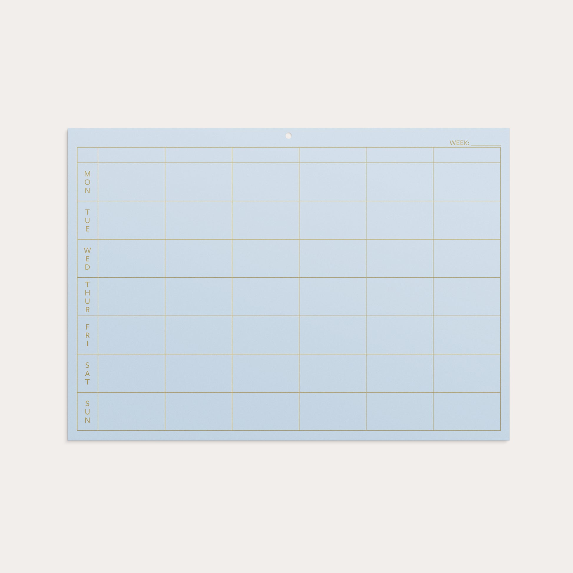 Weekly planner Color