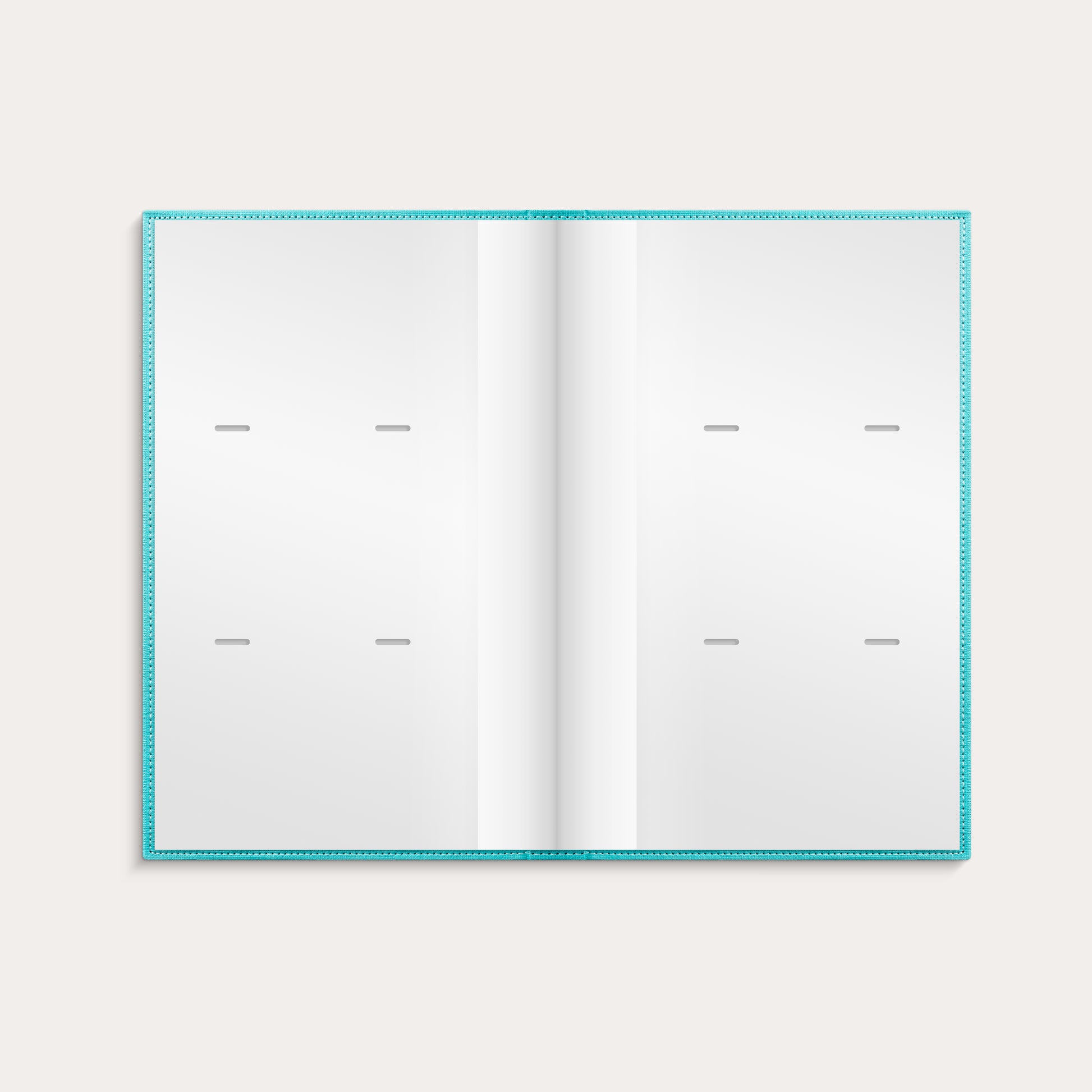 Fotoalbum turkos 370x235 mm – detail view