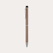 Kulepenn mini med touchfunktion Brown Metallic