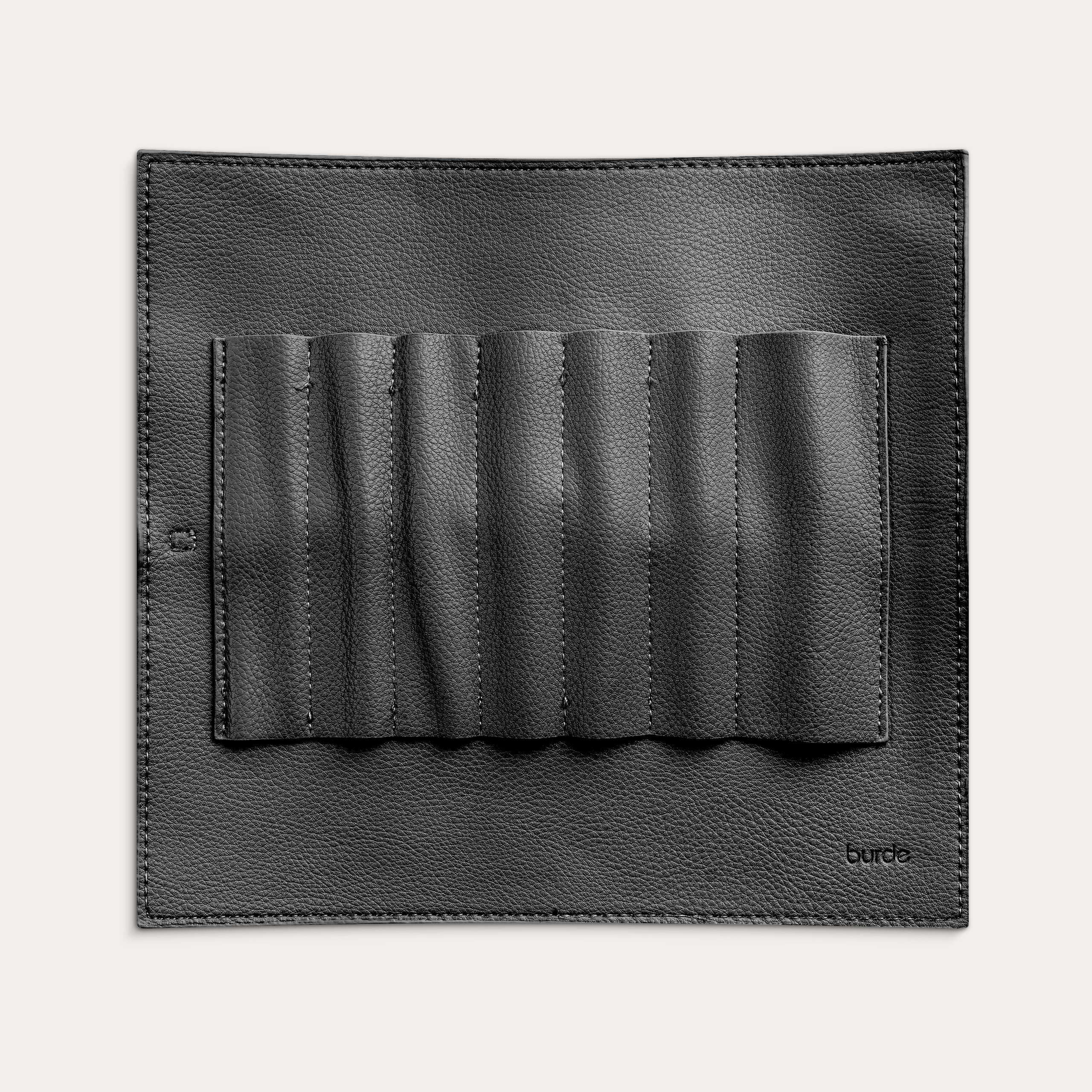 Pencil case with drawstring Black