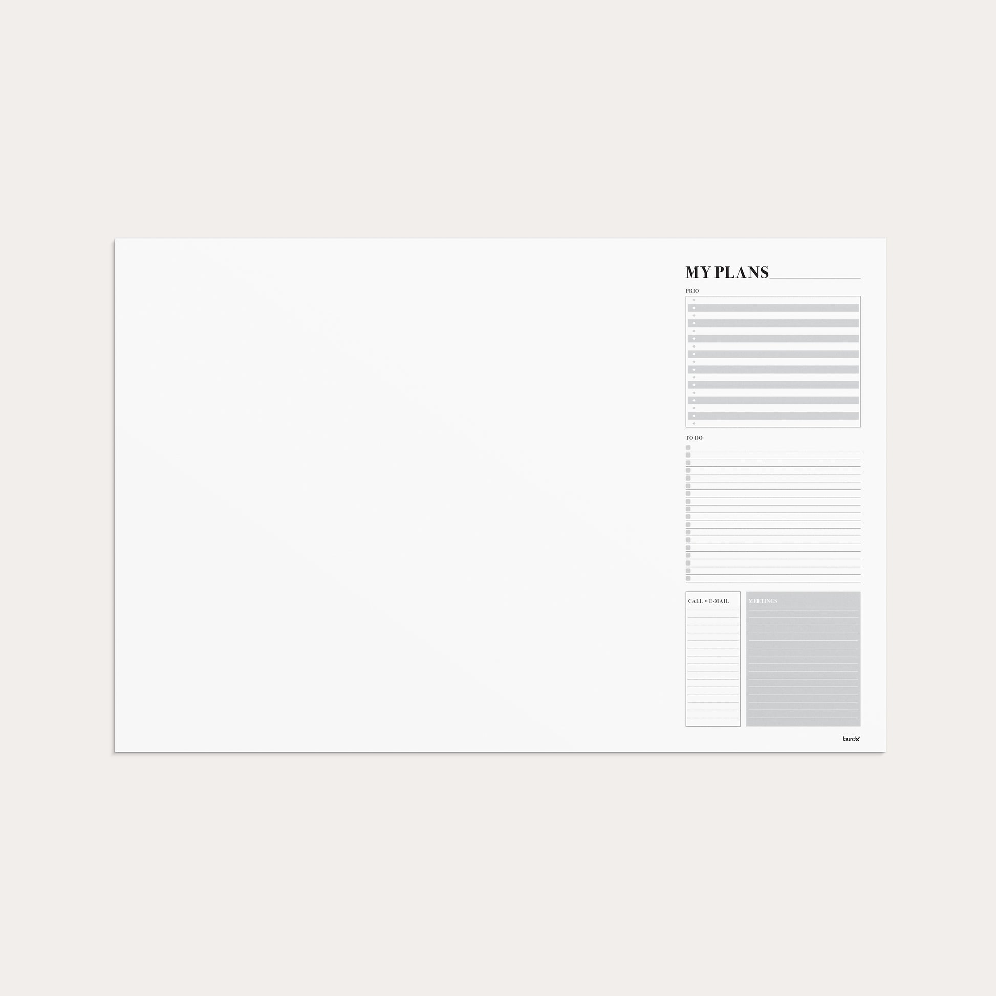 Skrivbordsunderlägg Do it Office