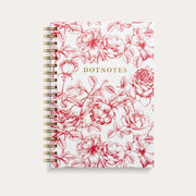 DotNotes B5 spiral Blomst