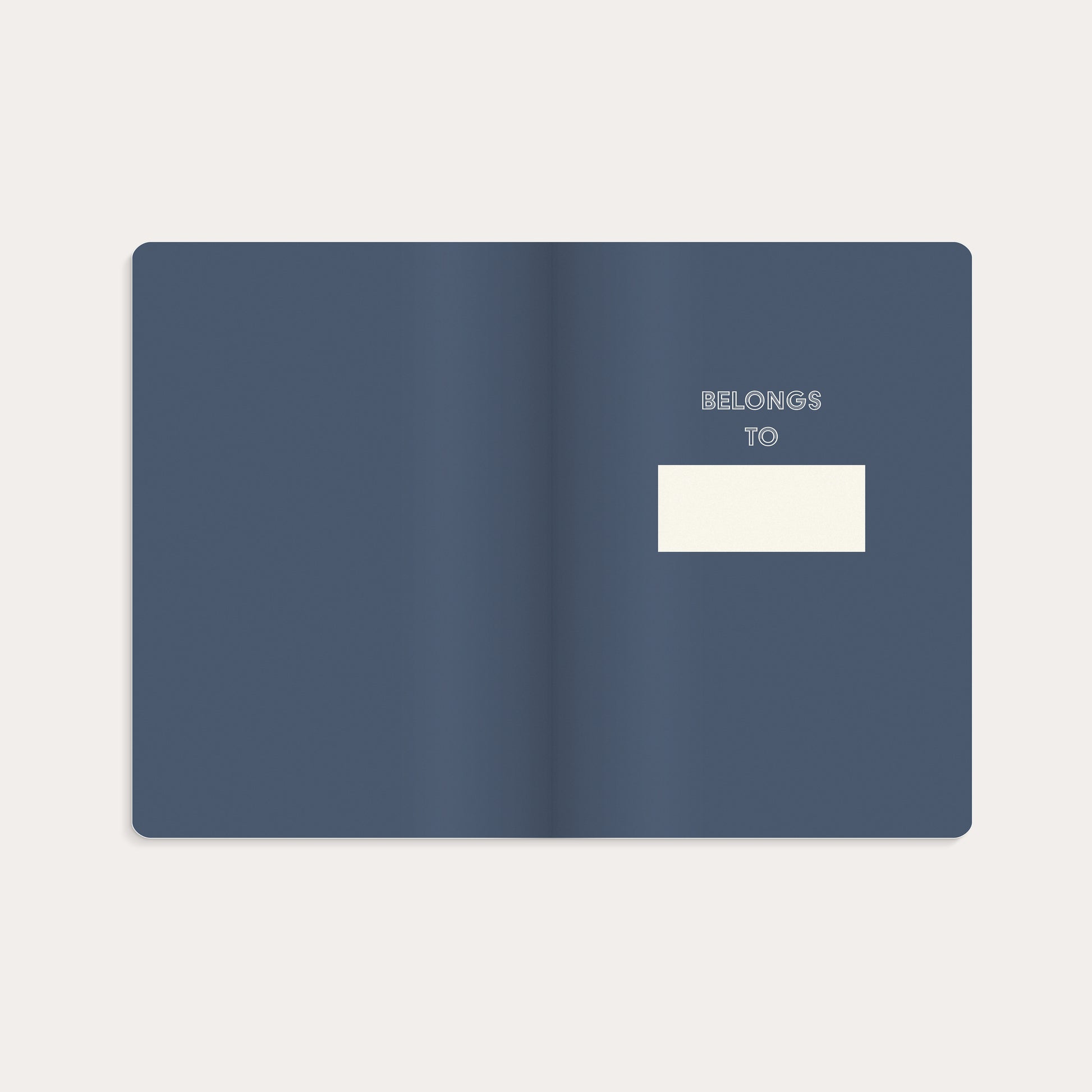 Notebook Deluxe A5 Blue – detail view