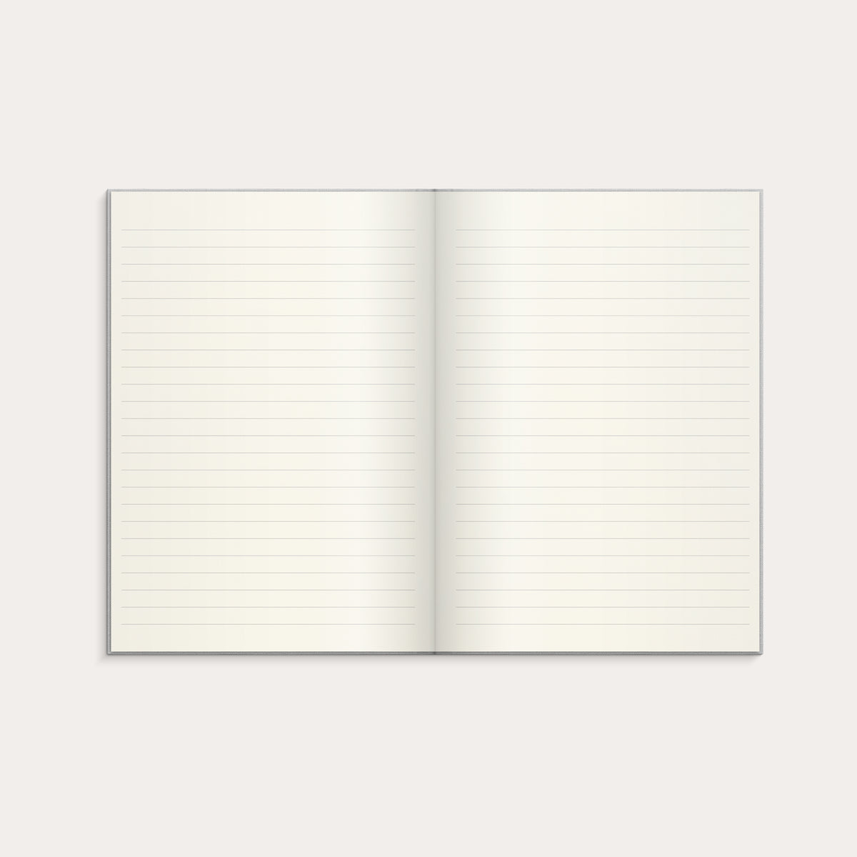 Notebook Textile light grey lined A5