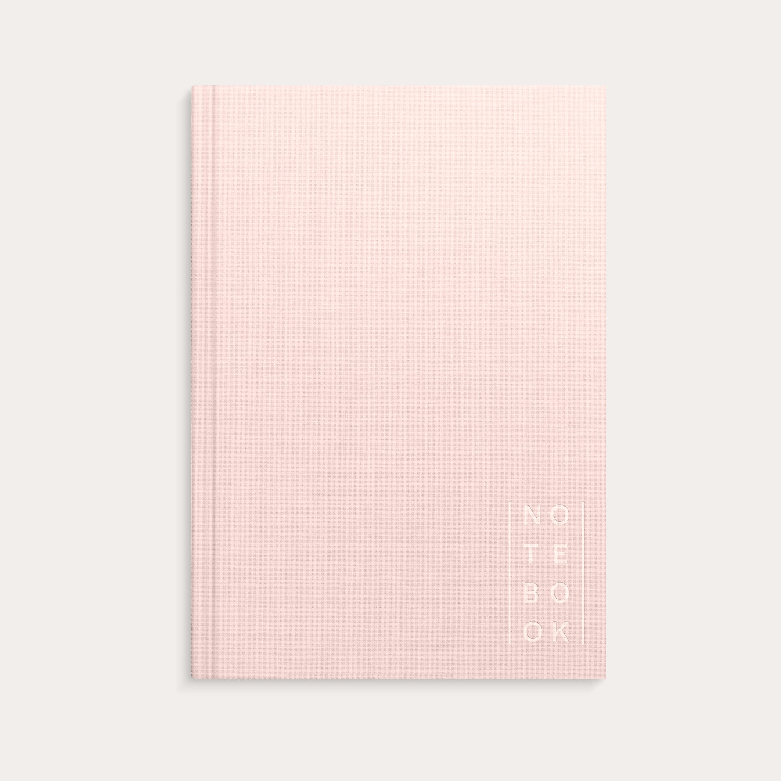 Notebook A5 Textile Pink