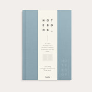 Notebook Textile light blue lined A5