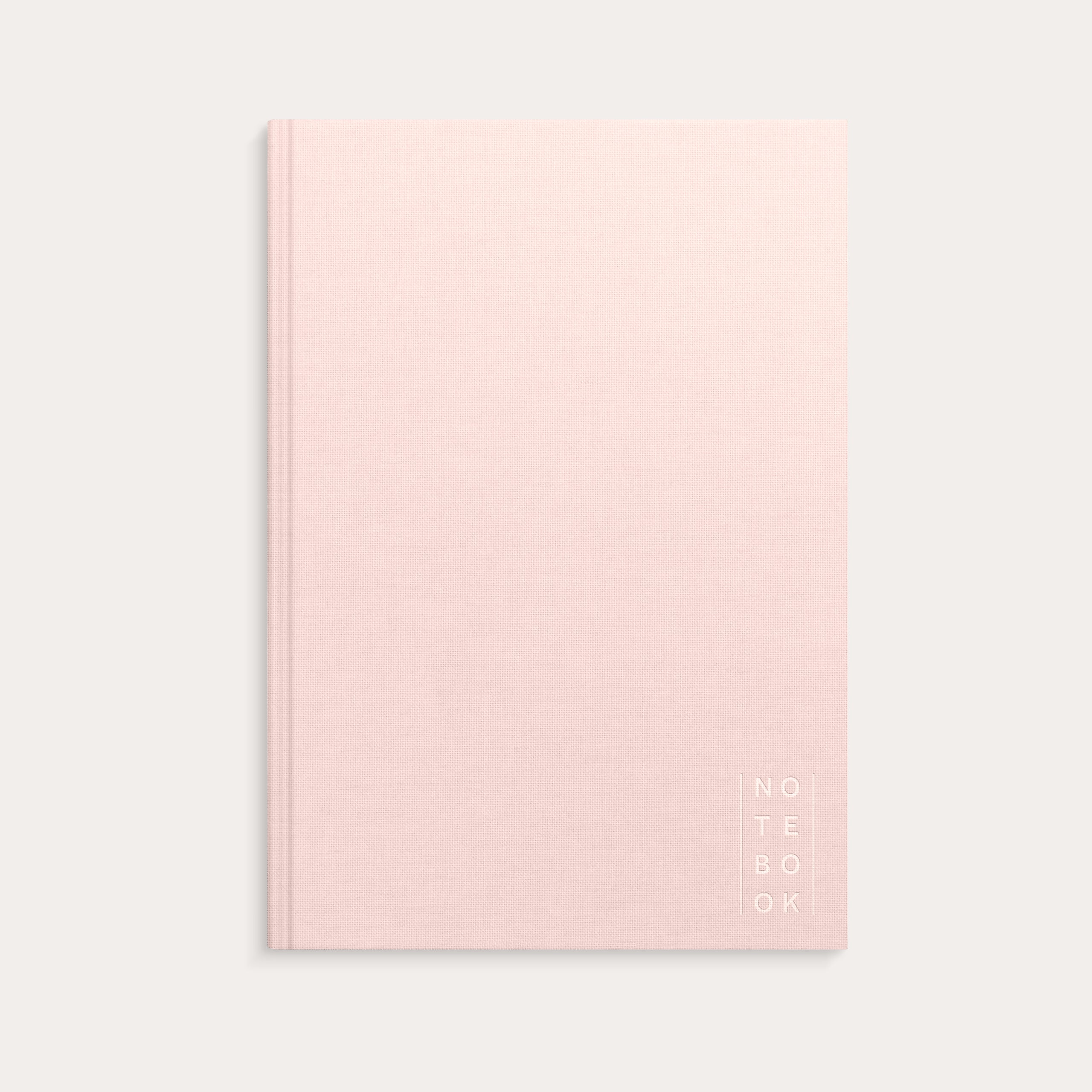 Notebook Textile pink lined A4
