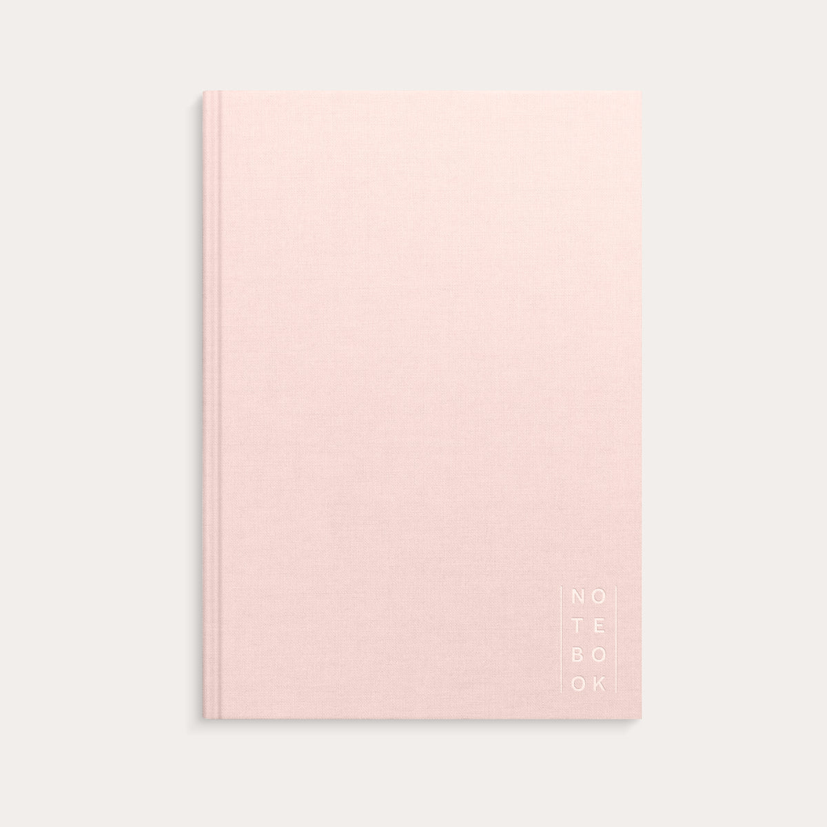 Notebook Textile pink lined A4