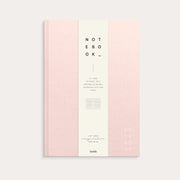 Notebook Textile pink lined A4
