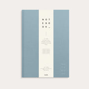 Notebook A4 Textile Light Blue