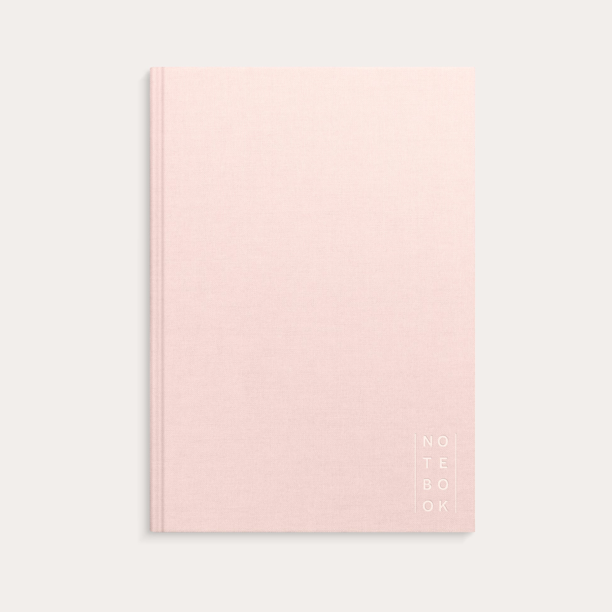 Notebook Textile Pink blank A4 – view 2
