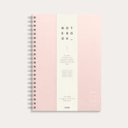 Notebook A4 Textile Pink