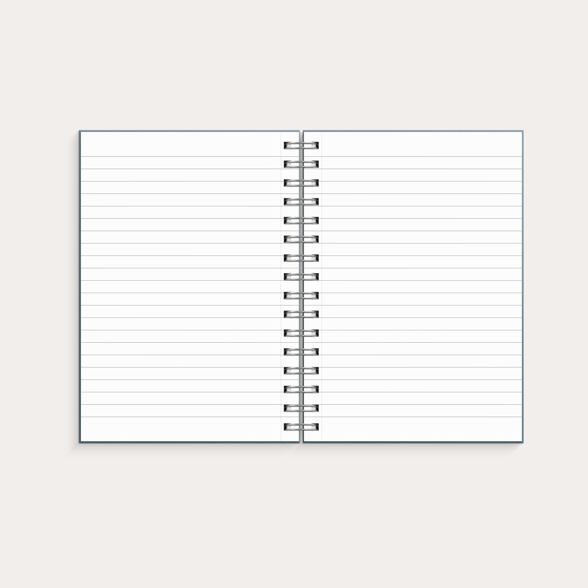 Notebook A5 Blue – detail view