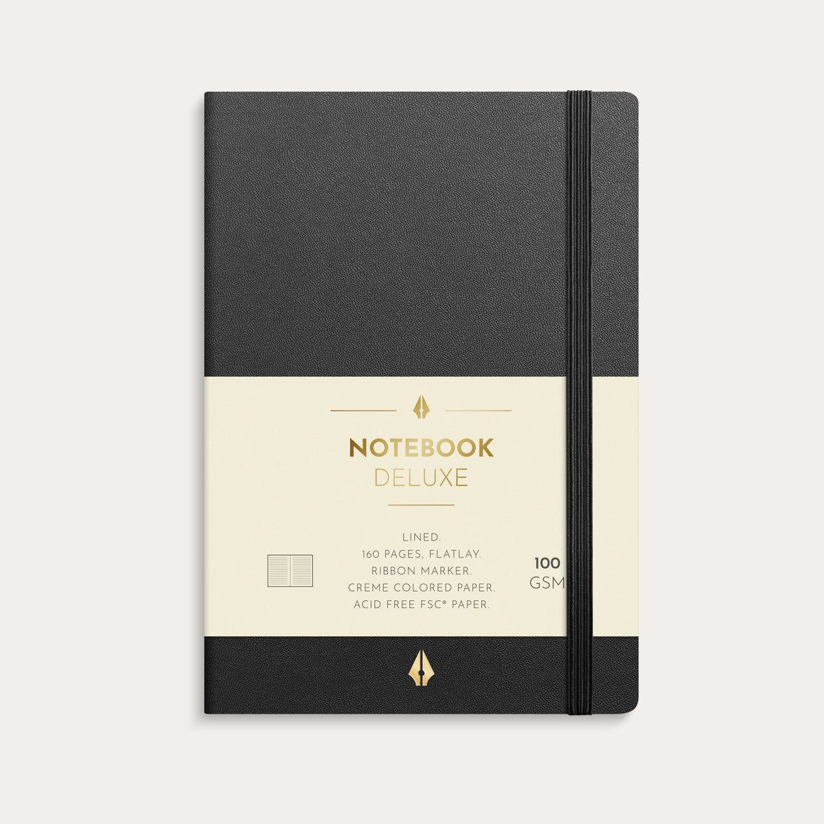 Notebook  Deluxe A6 black