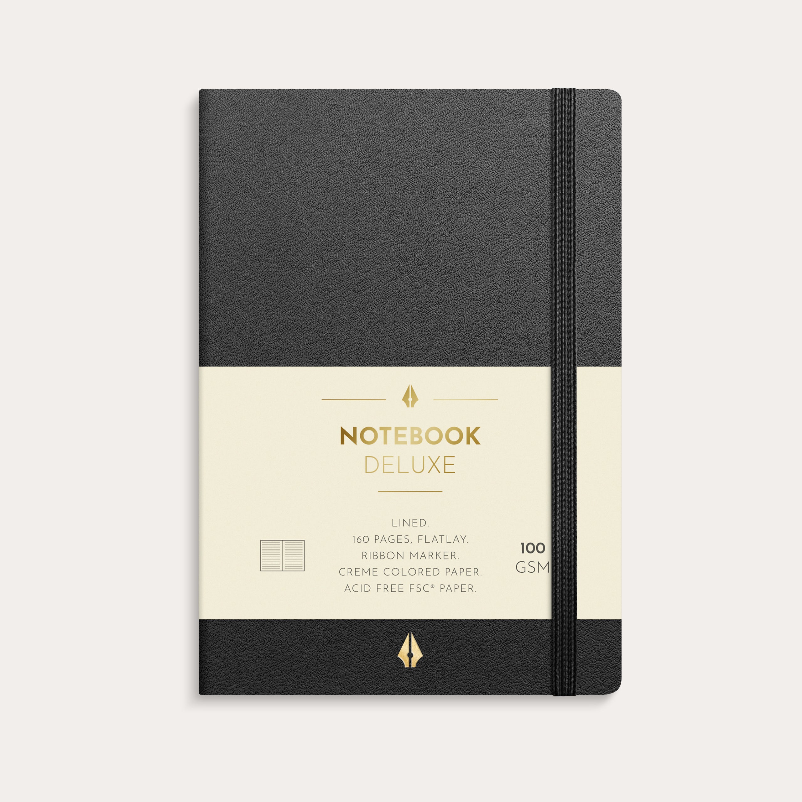 Notebook  Deluxe A6 black