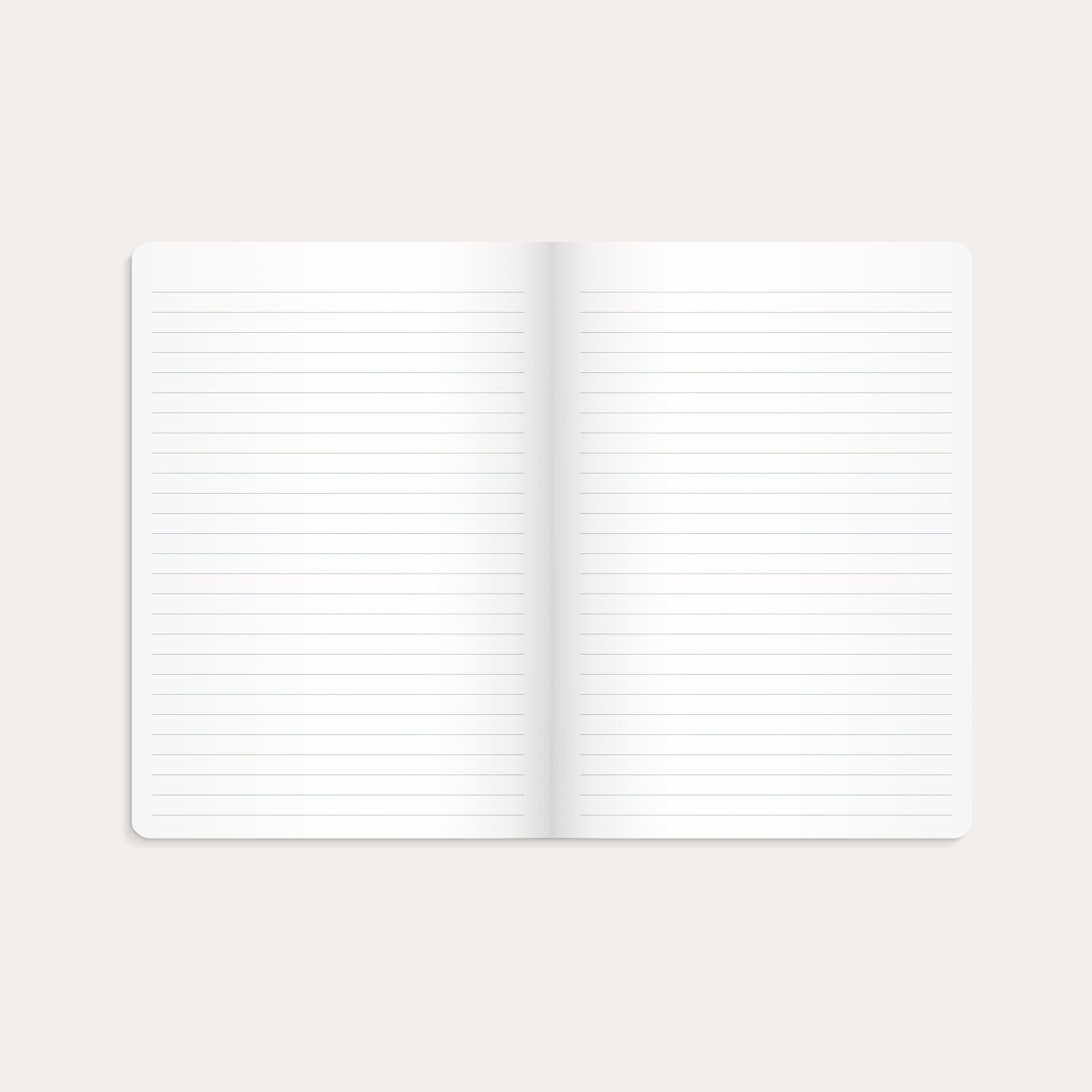 Notebook Blue & Flower 2 pack