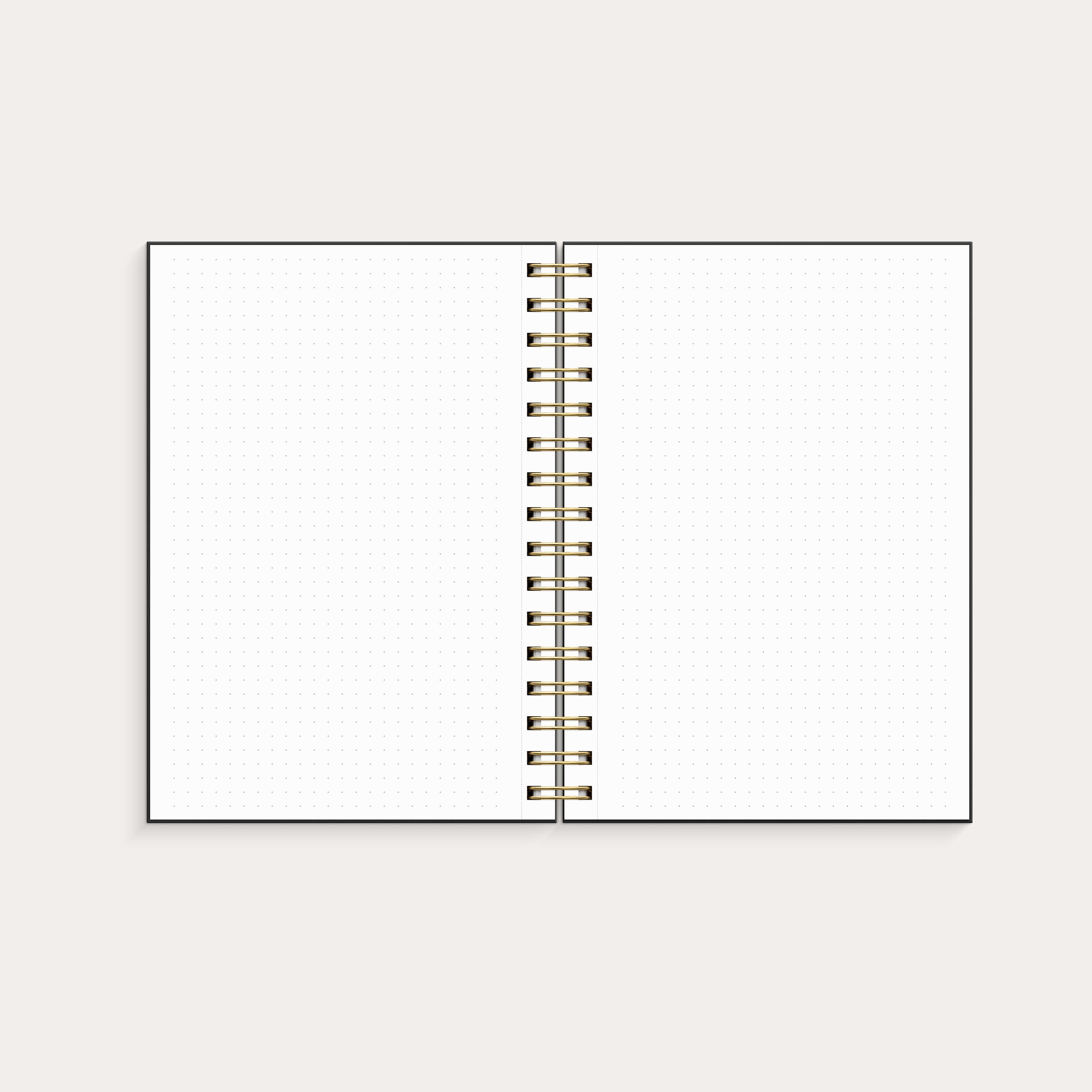 Notebook dotted A5 Black