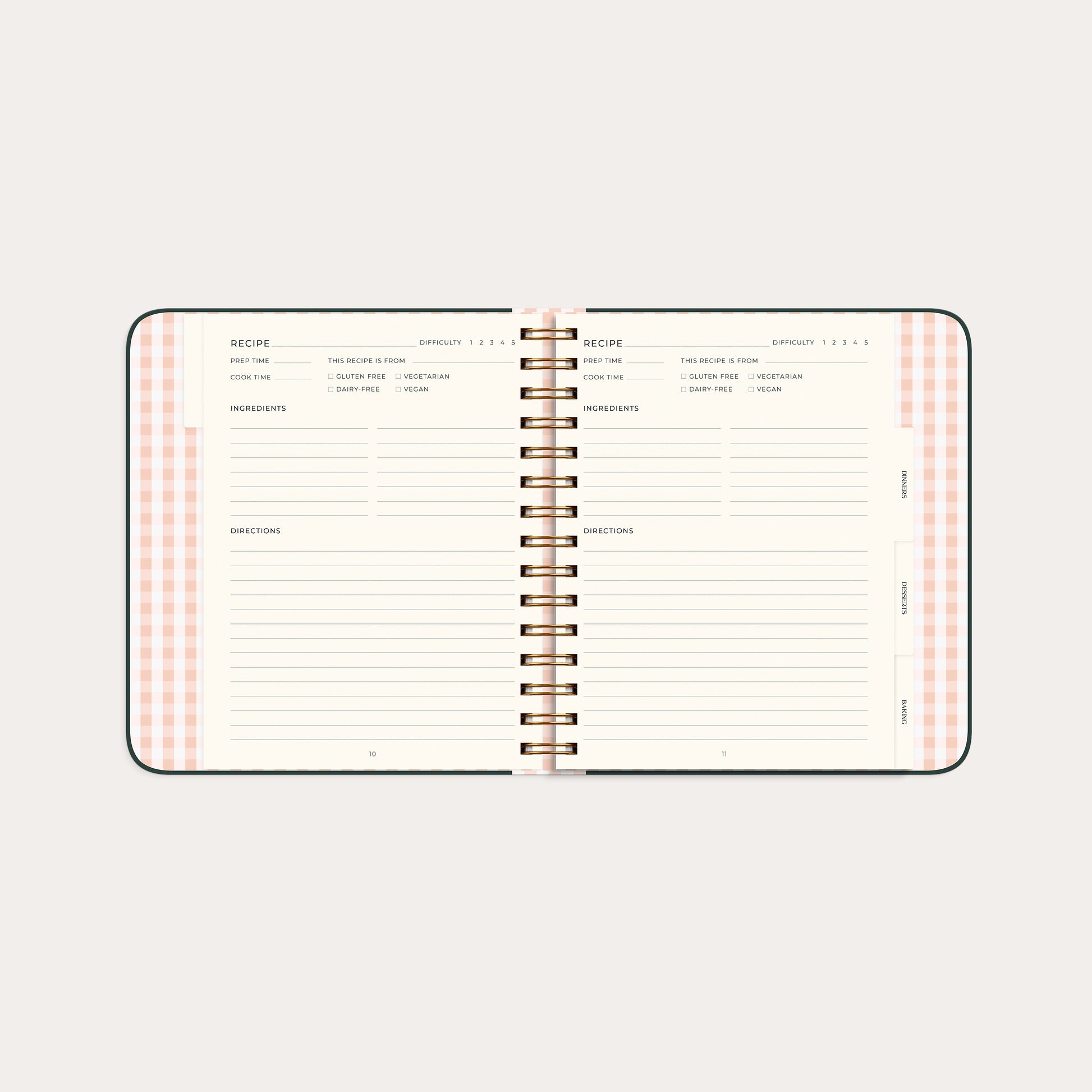 My recipes – detail view