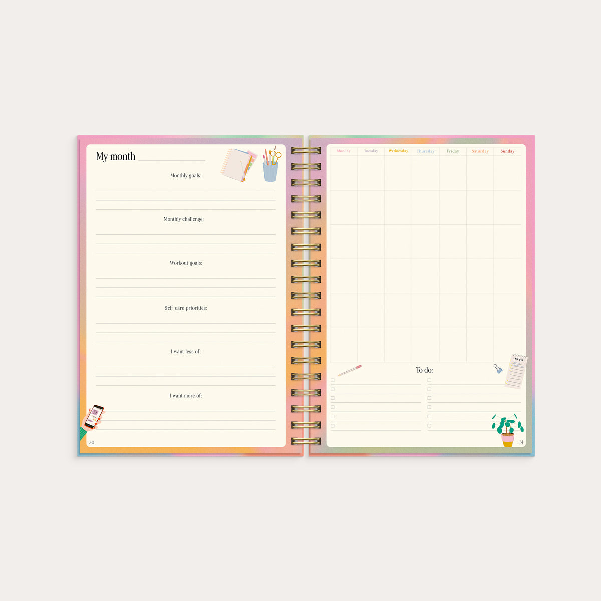 The Self Care Planner