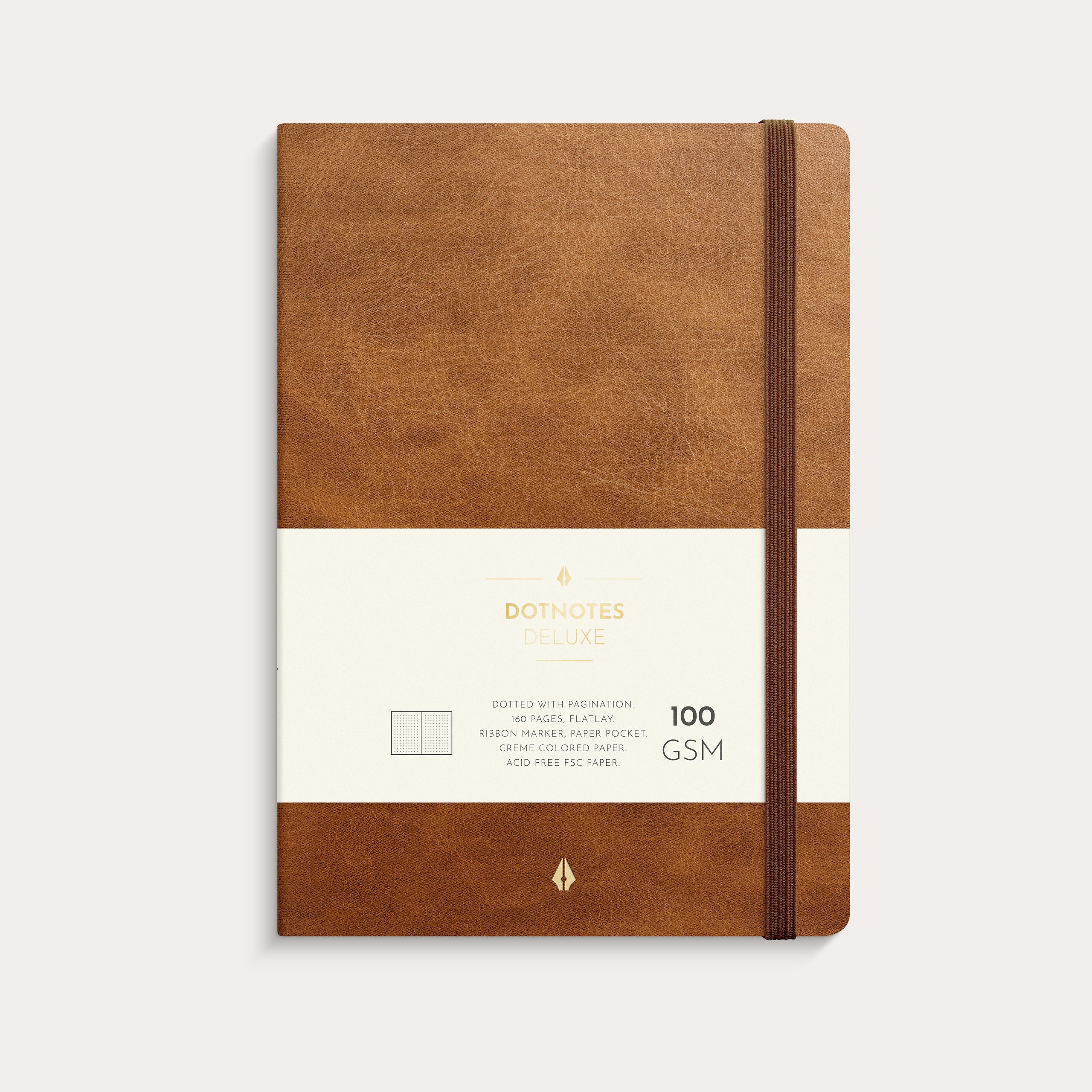 DotNotes Deluxe A5 brown
