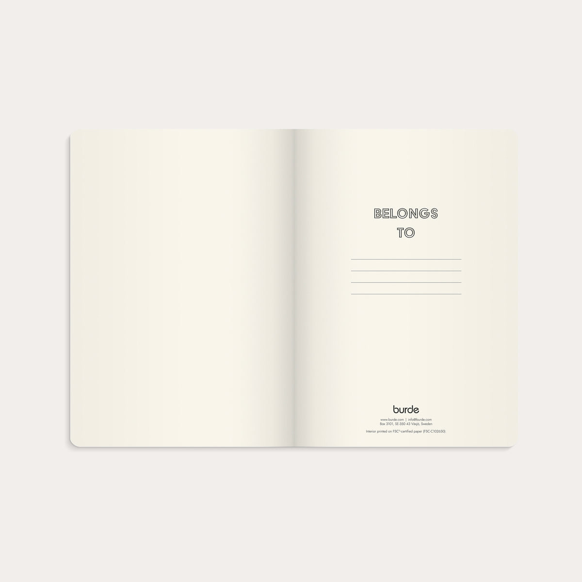 Notebook A5 Deluxe Smooth Beige