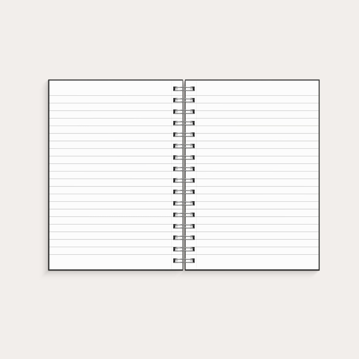 Notebook A5 Silver Flower