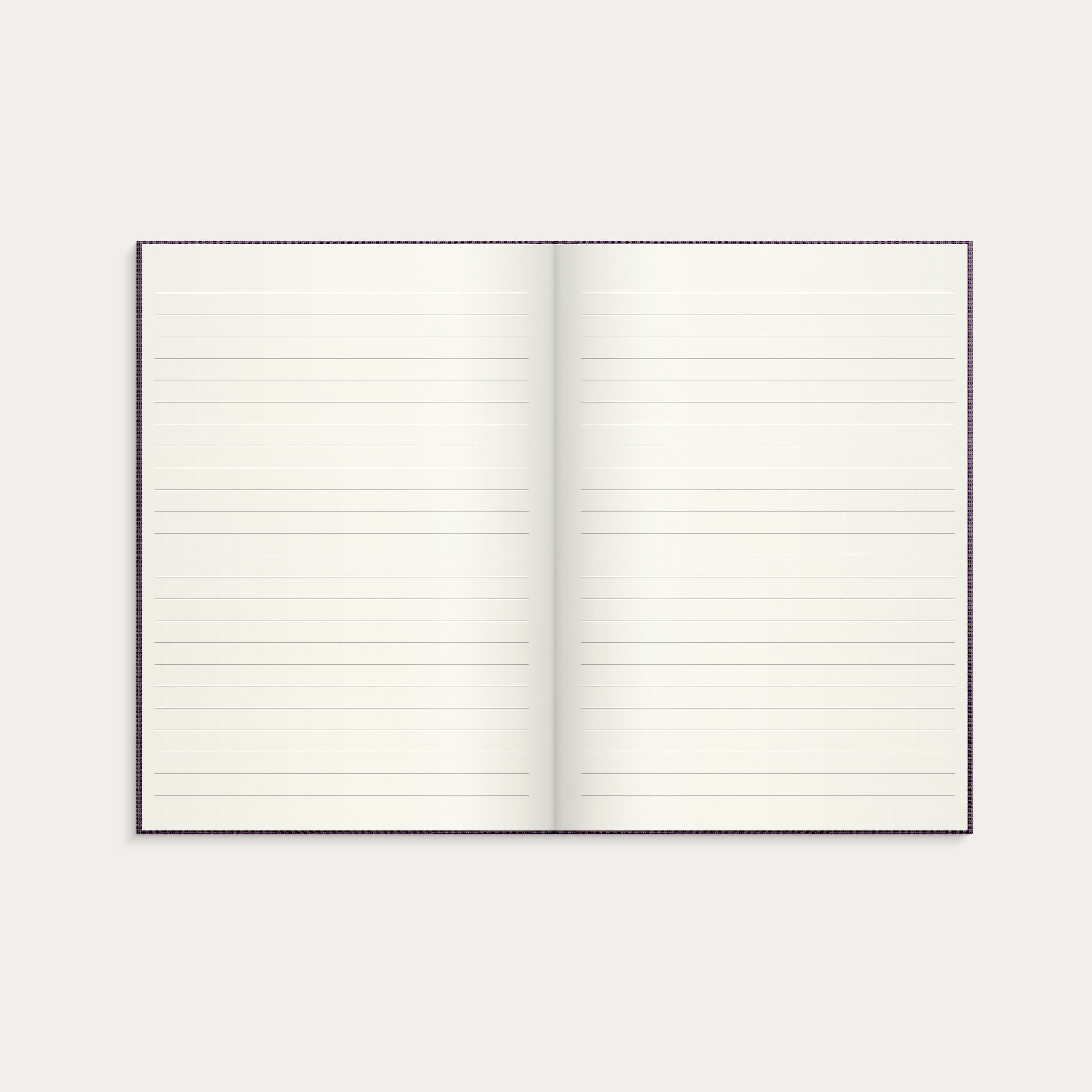 Notebook Textile plum lined A5