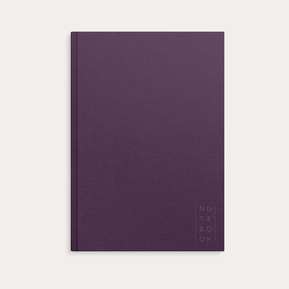 Notebook A4 Textile Plum