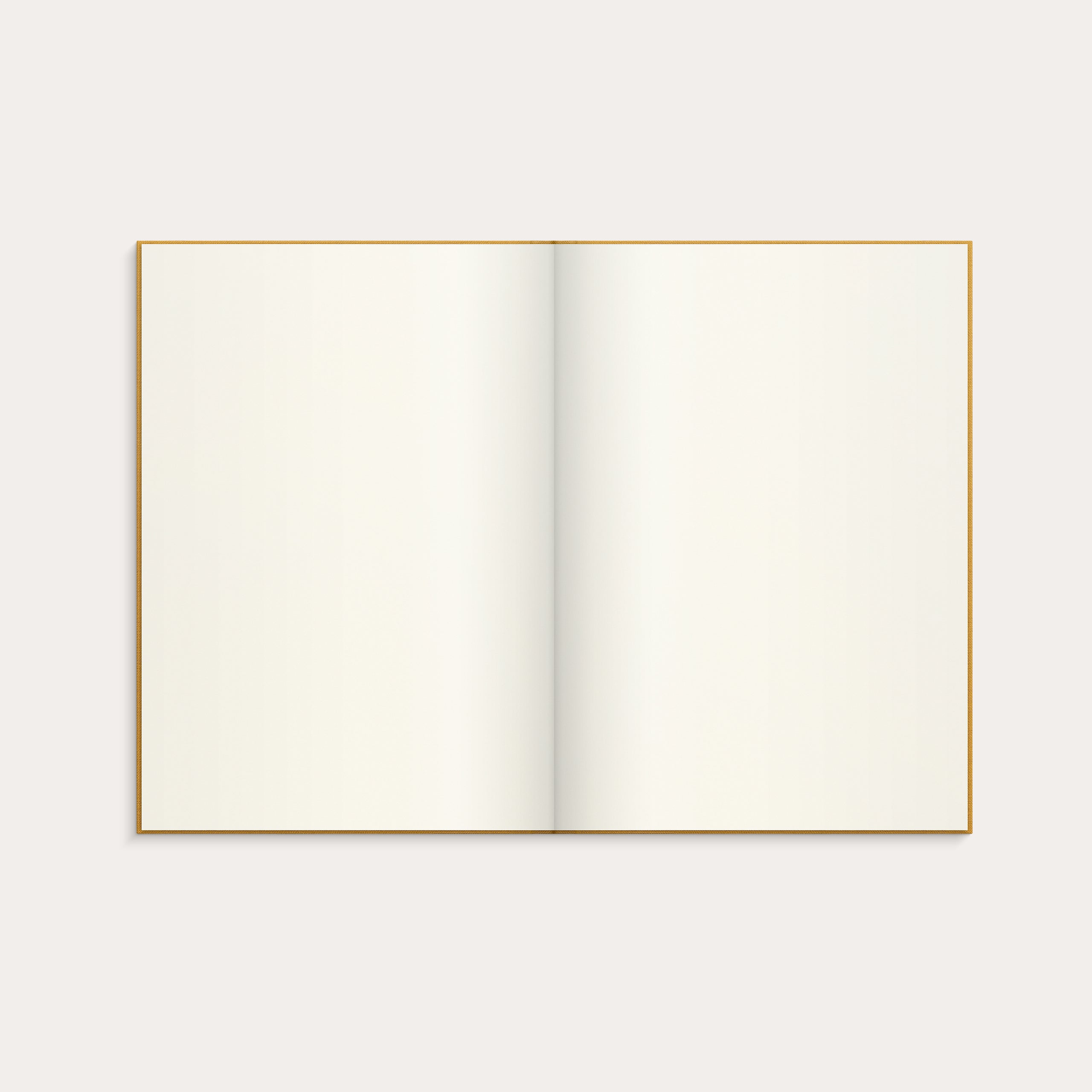 Notebook Textile mustard blank A5