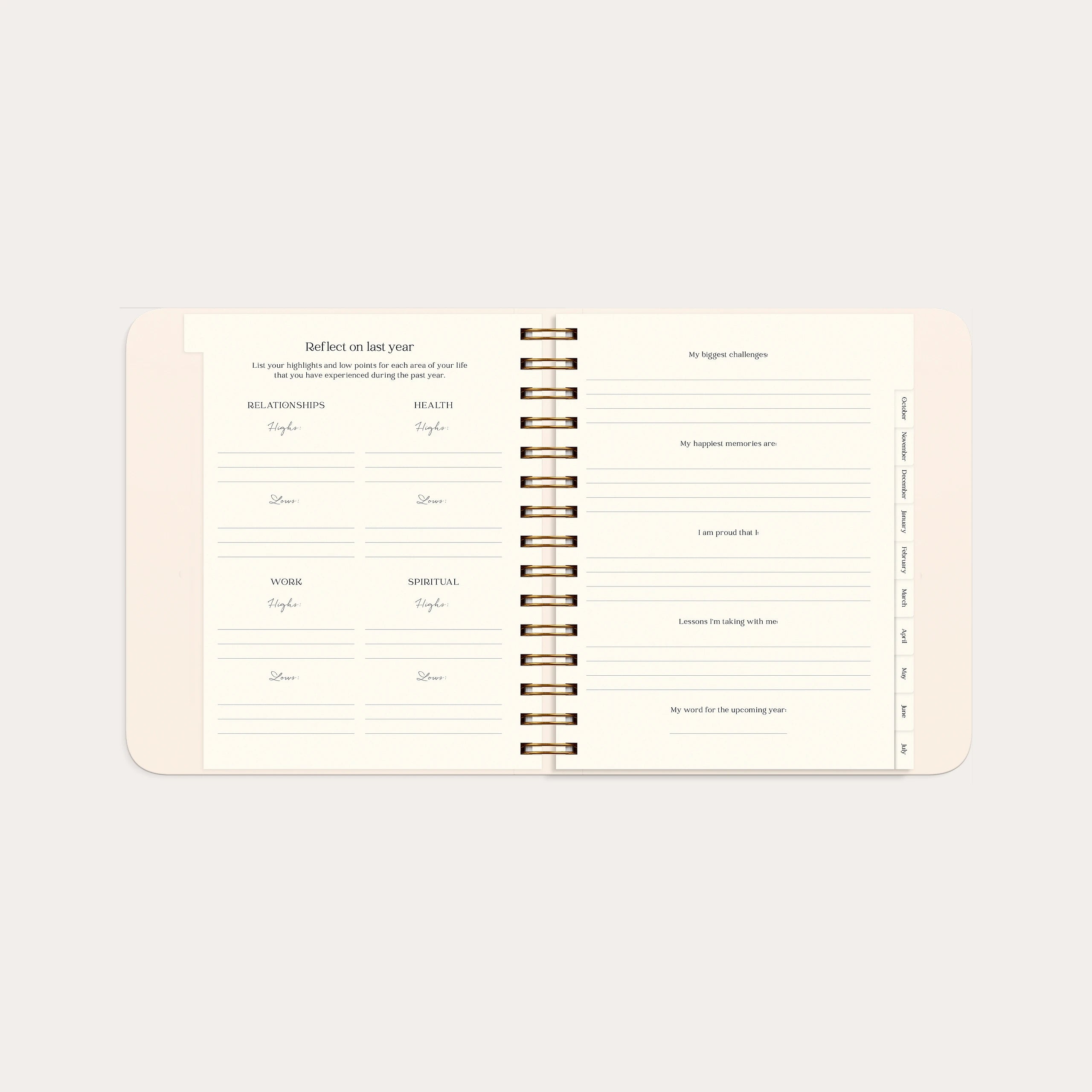 Life Planner Delicate flowers 2027